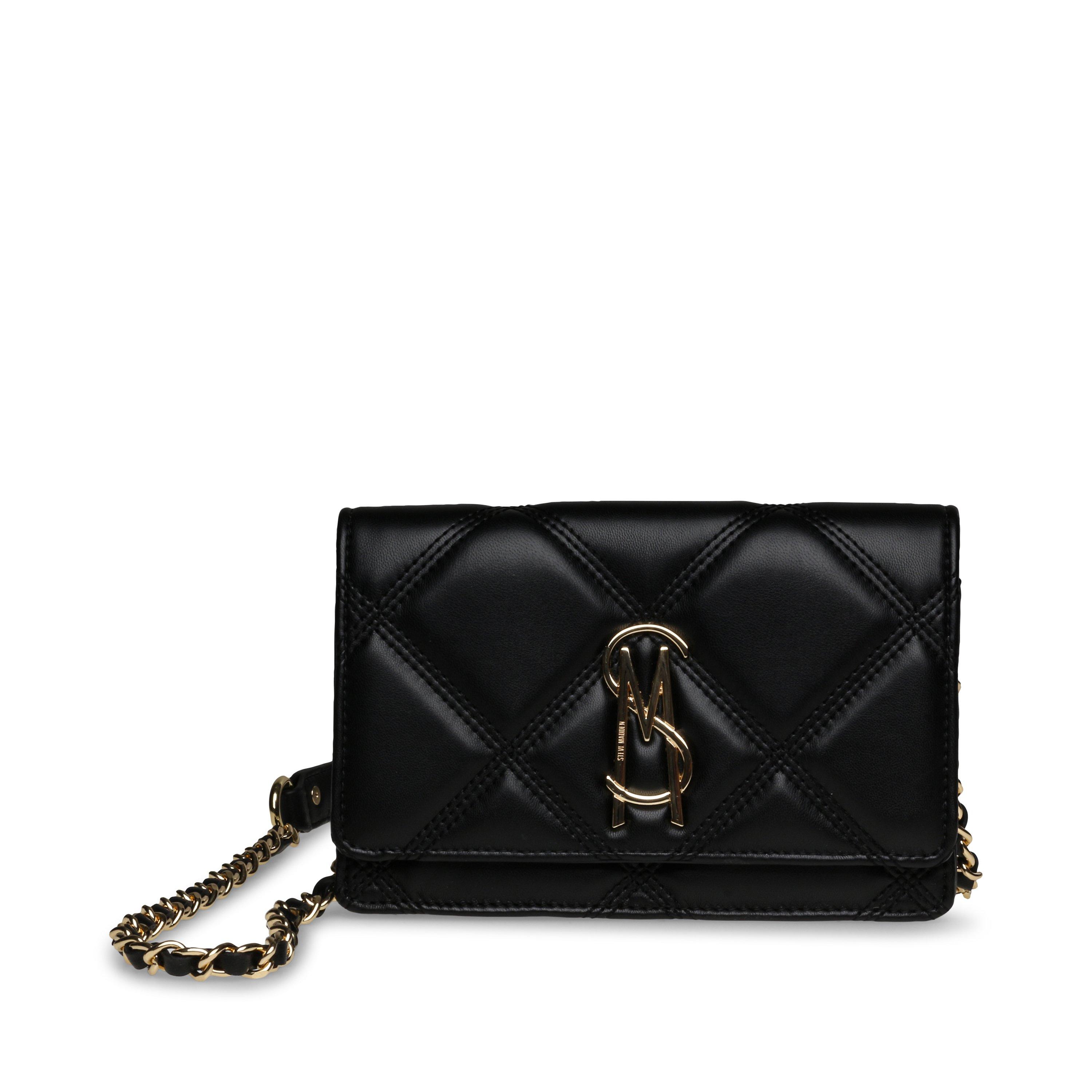Black/Gold - Steve Madden - Bendue Cross body bag womens - 1