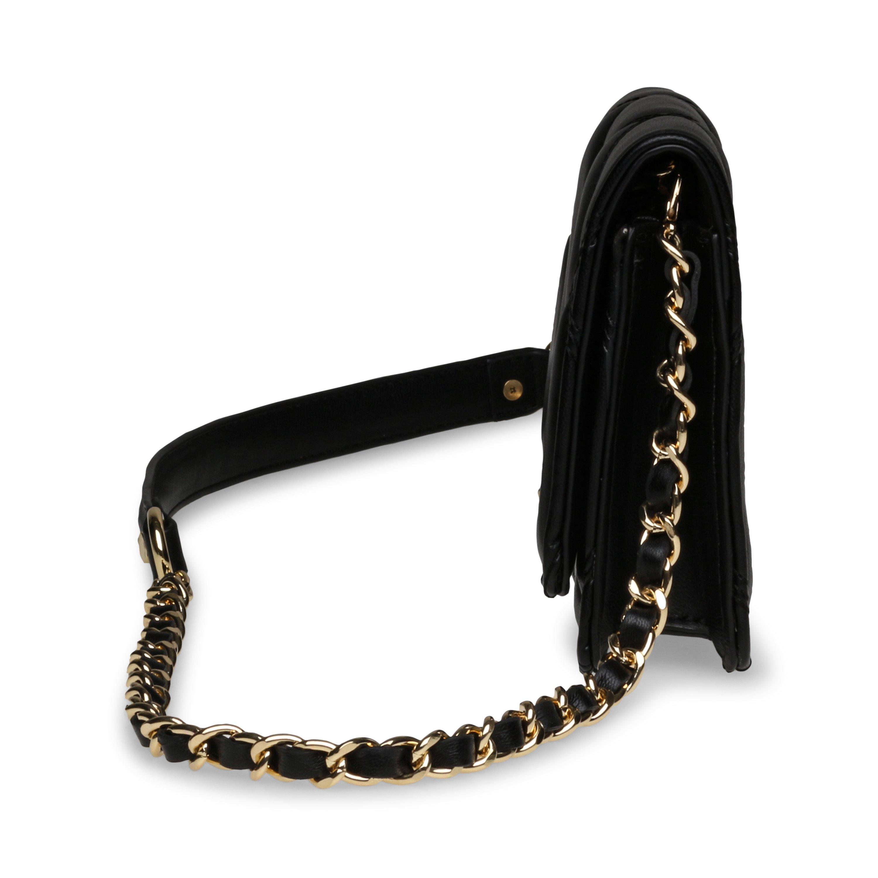 Black/Gold - Steve Madden - Bendue Cross body bag womens - 3