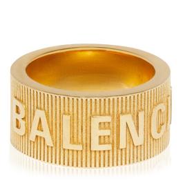 Balenciaga Force Striped Ring