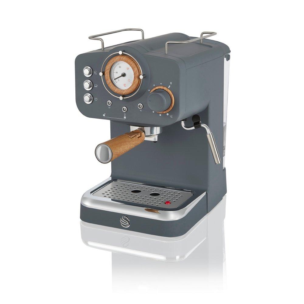 Slate Grey - Swan - Nordic Espresso Coffee Machine - Grey - 1