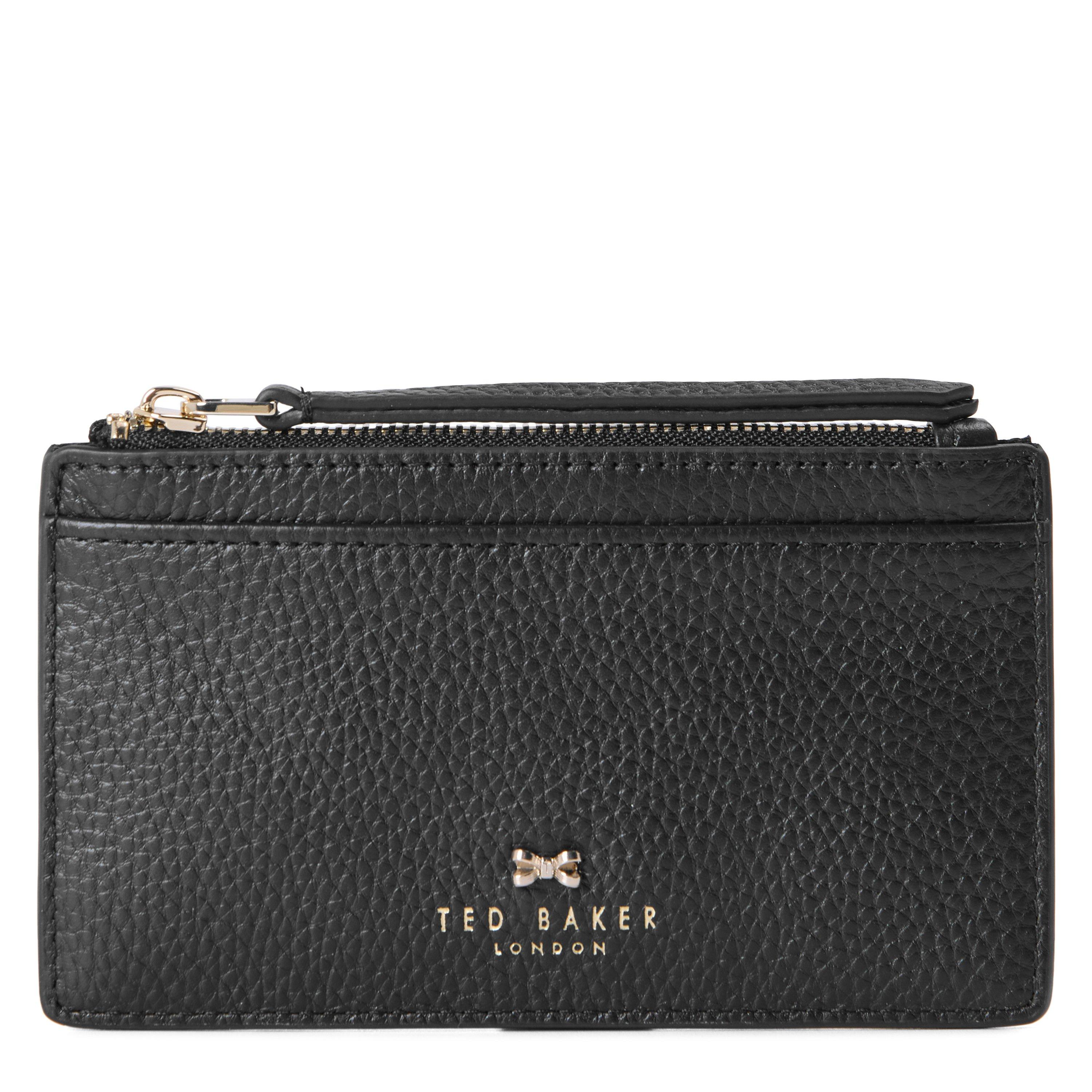 Black - Ted Baker - Ted Bow Zp CC Holder Ld64 - 1
