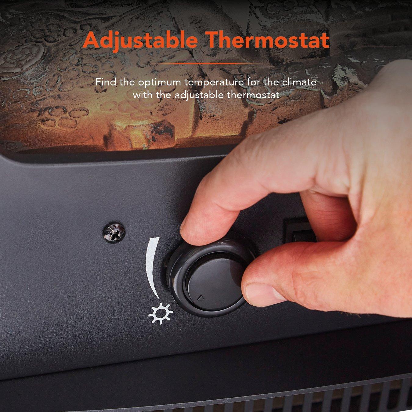 Oak - Warmlite - Cambridge 1.85KW Stove - 5