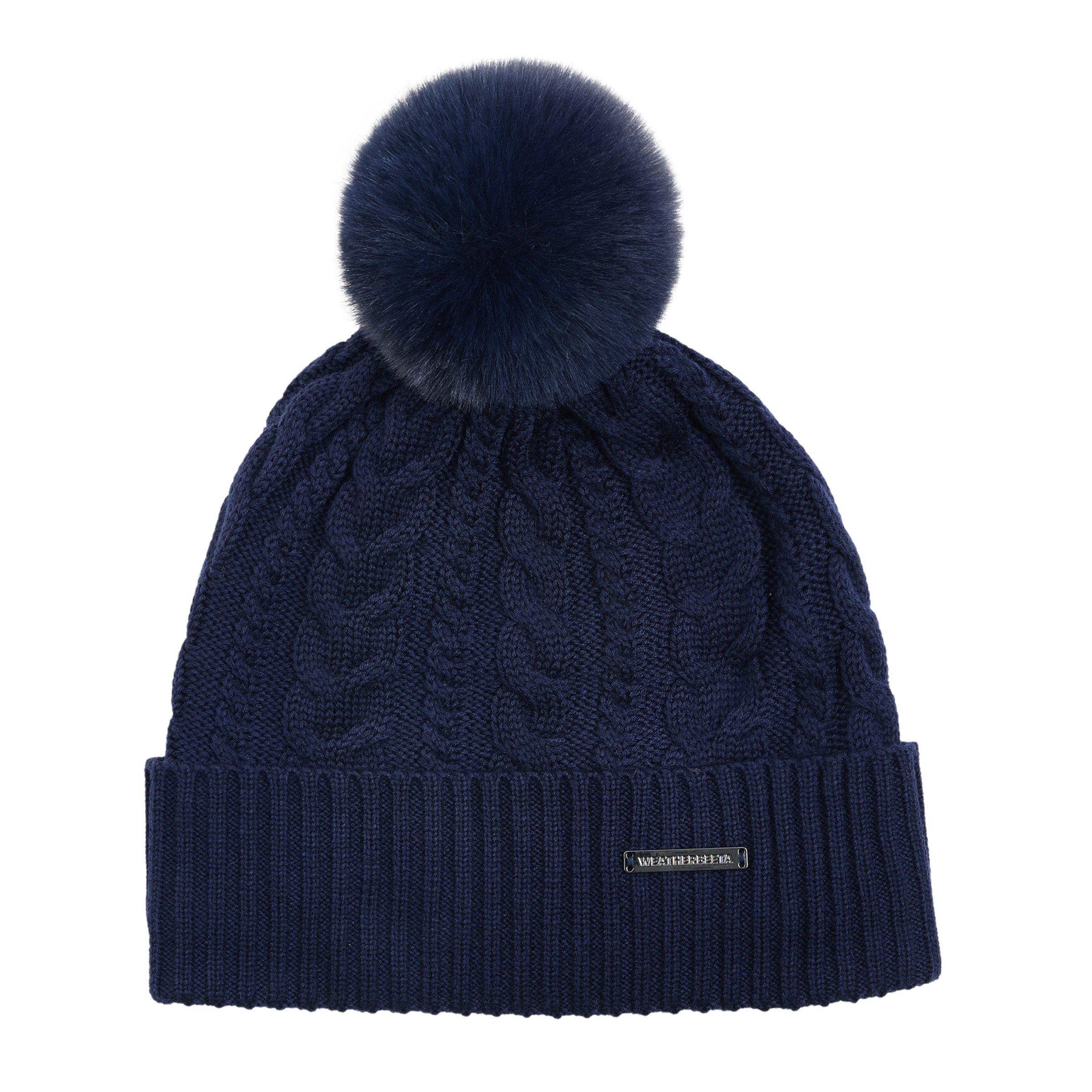 Weatherbeeta Weatherbeeta Cable Knit Pom Pom Beanie