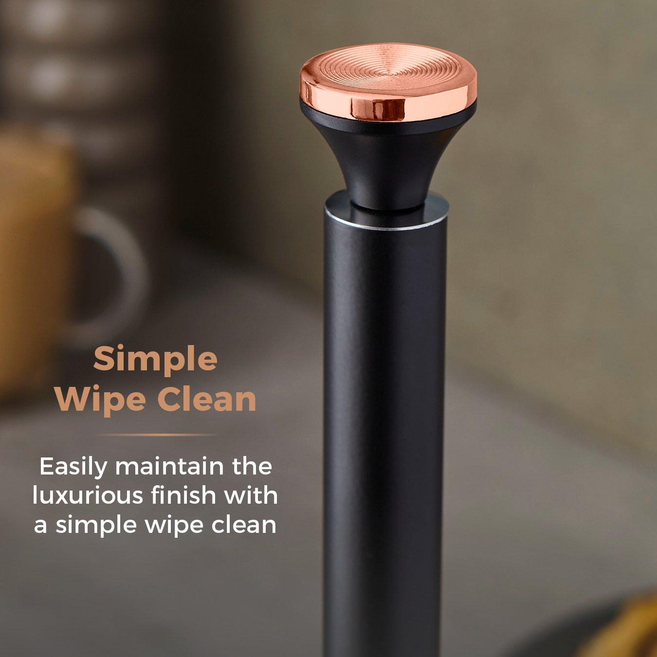 Black - Tower - Cavaletto Towel Pole - 6