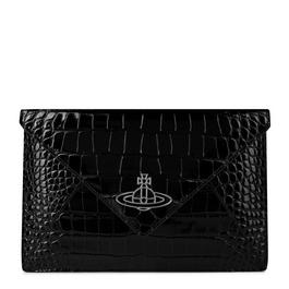 Vivienne Westwood Crocodile Envelope Clutch