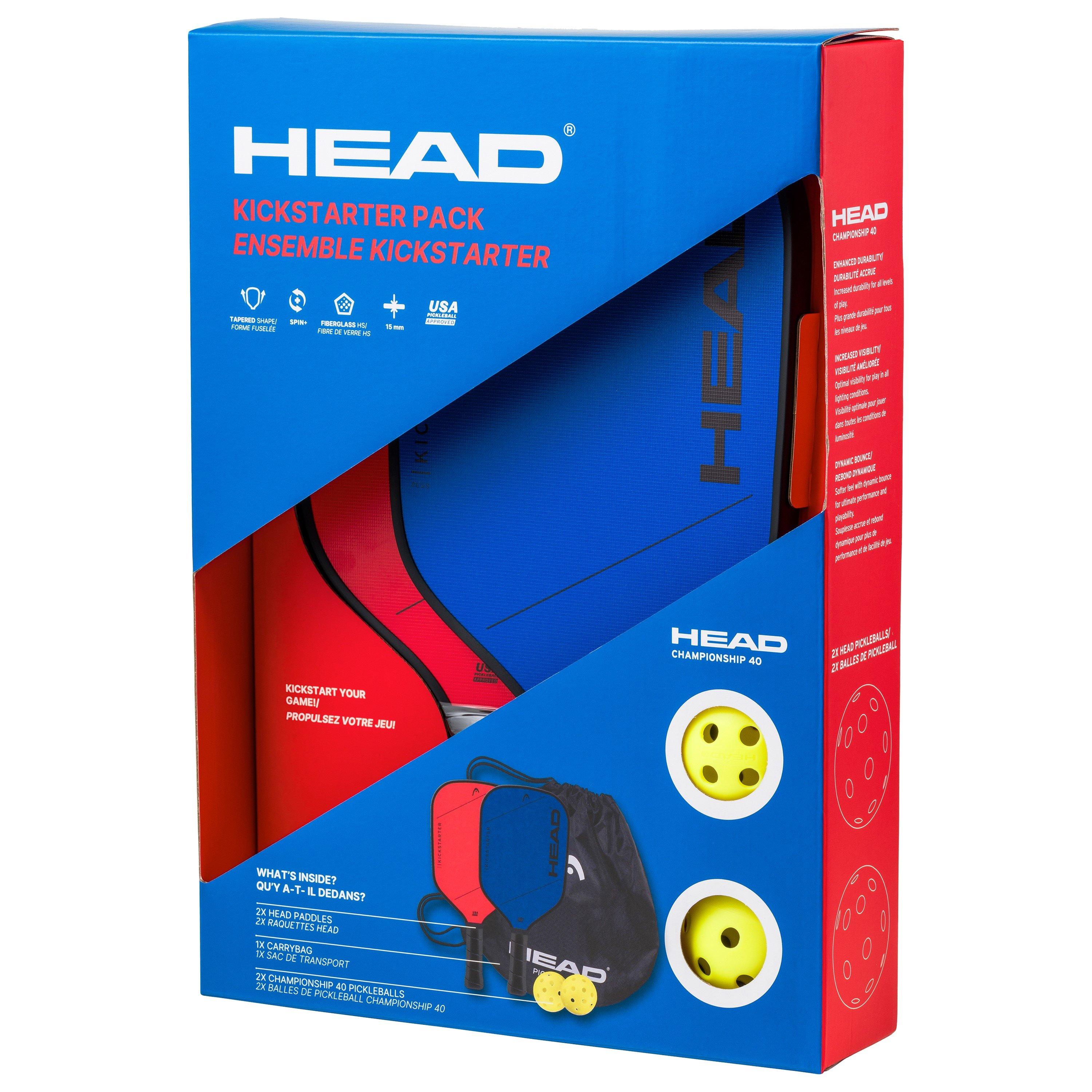 Crveno/Plavo - HEAD - Kickstarter Pickleball Pack - 2