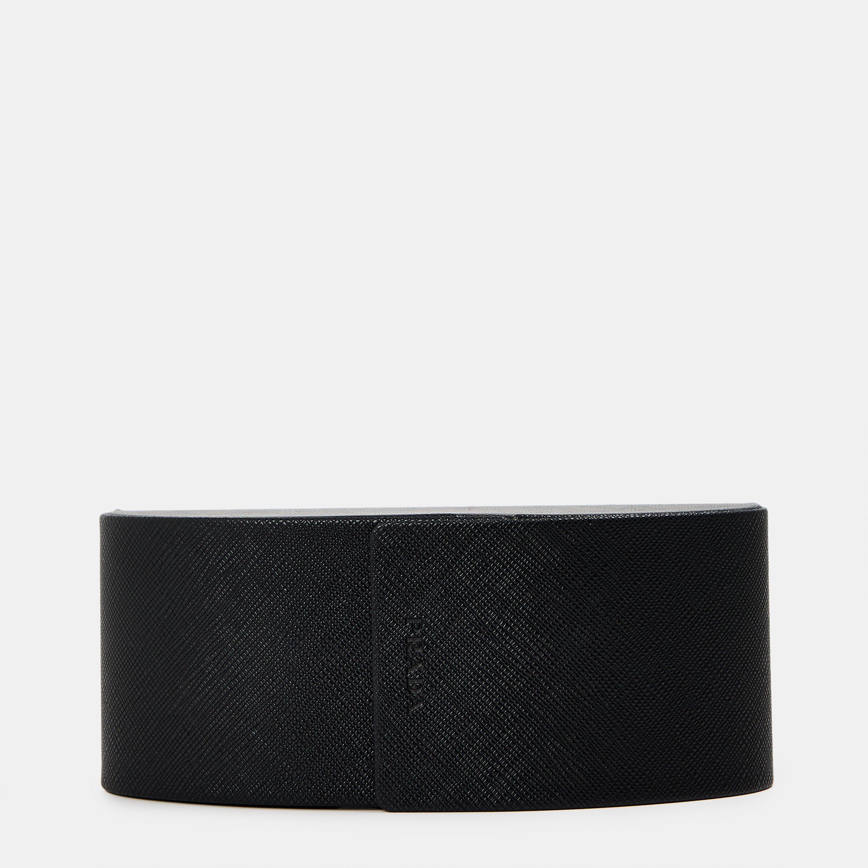 Black - Prada - Symbole Rectangle Sunglasses - 5