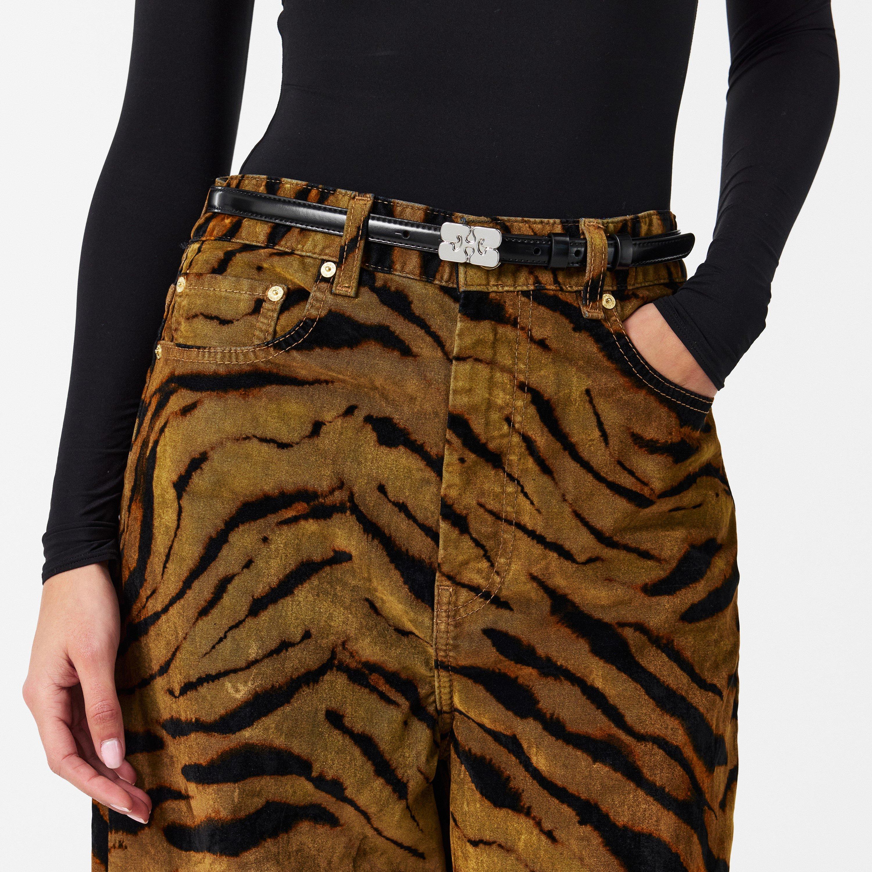 Black - Ganni - Ganni Kat Belt Ld54 - 3