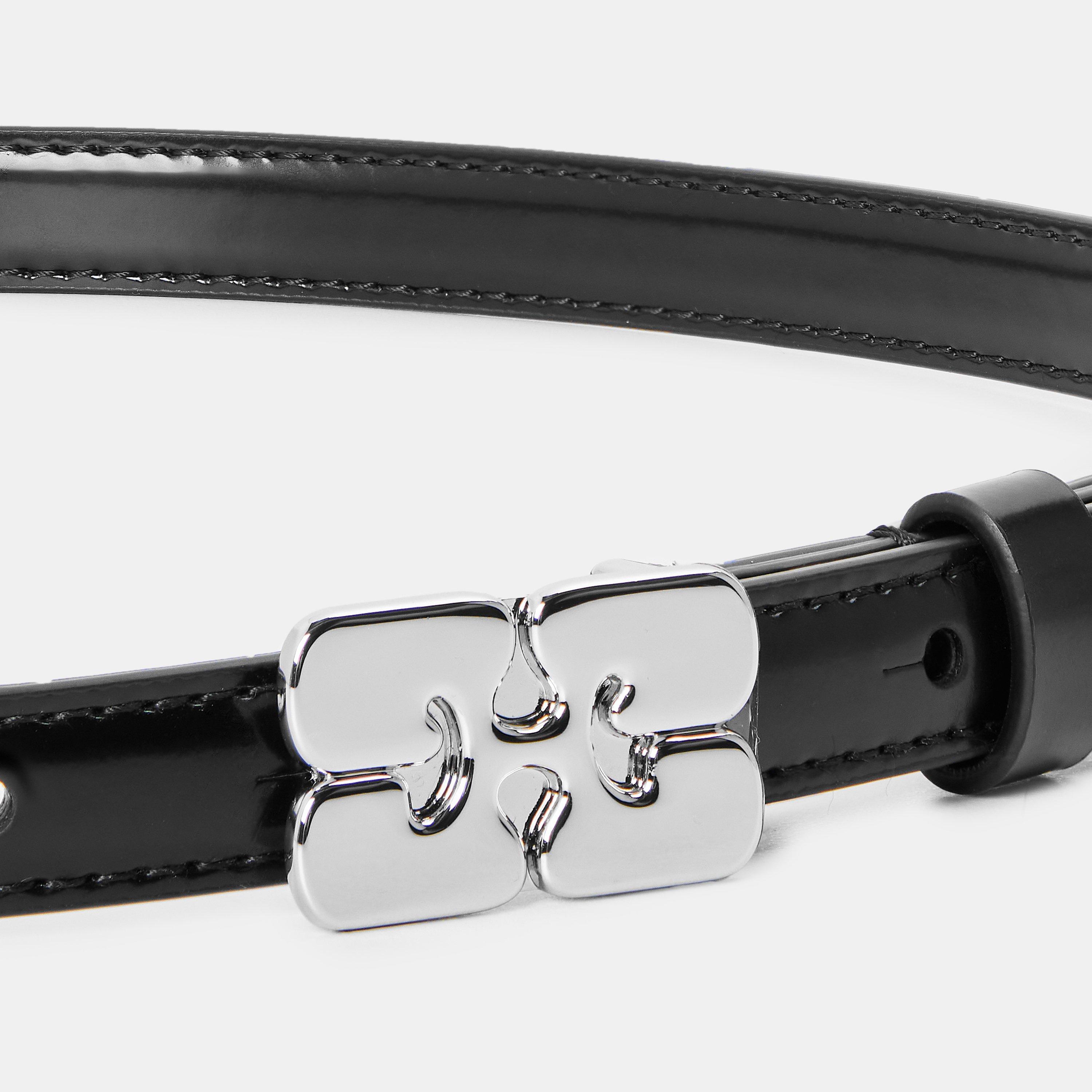 Black - Ganni - Ganni Kat Belt Ld54 - 4