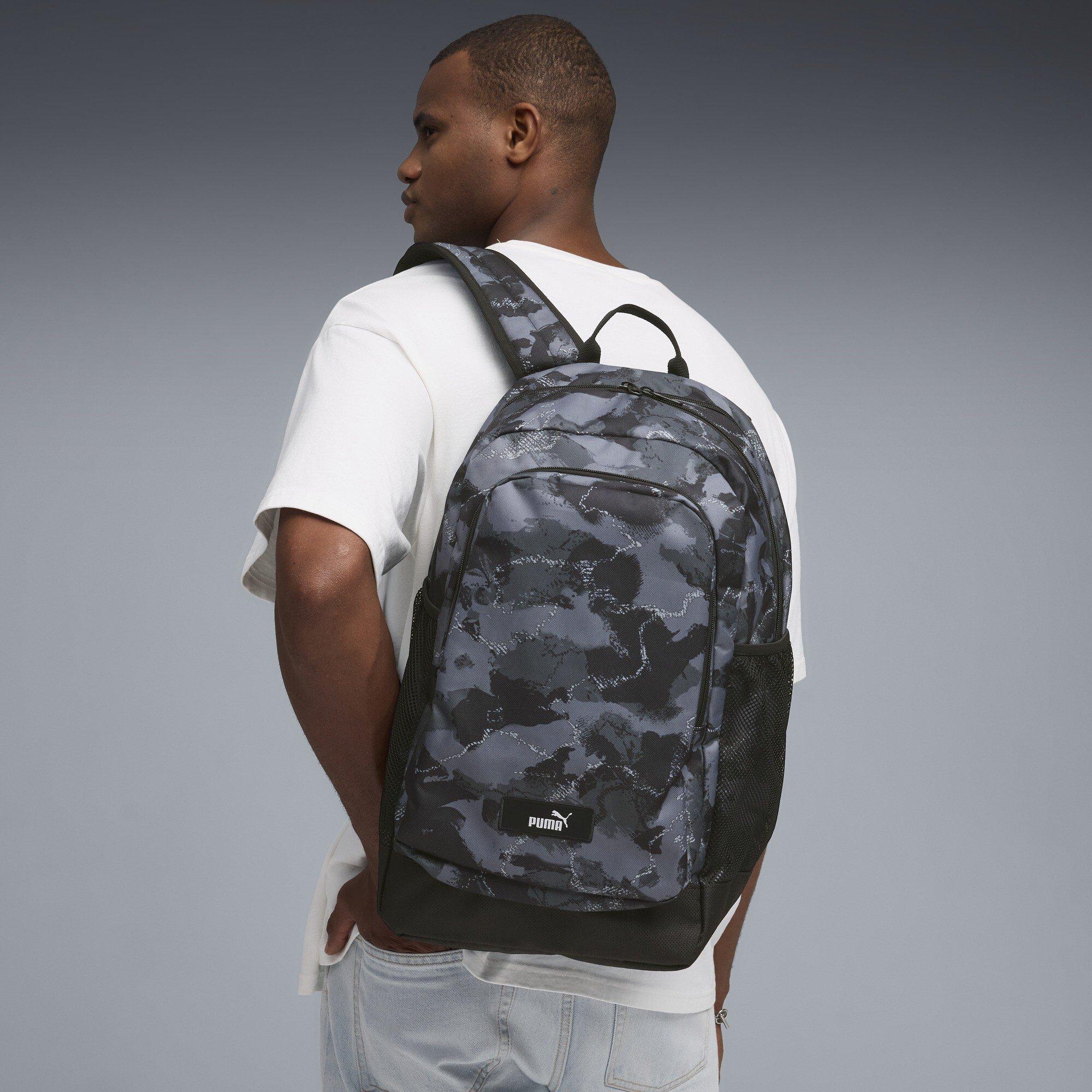 Black-Camo AOP - Puma - Academy All Over Print Backpack - 3