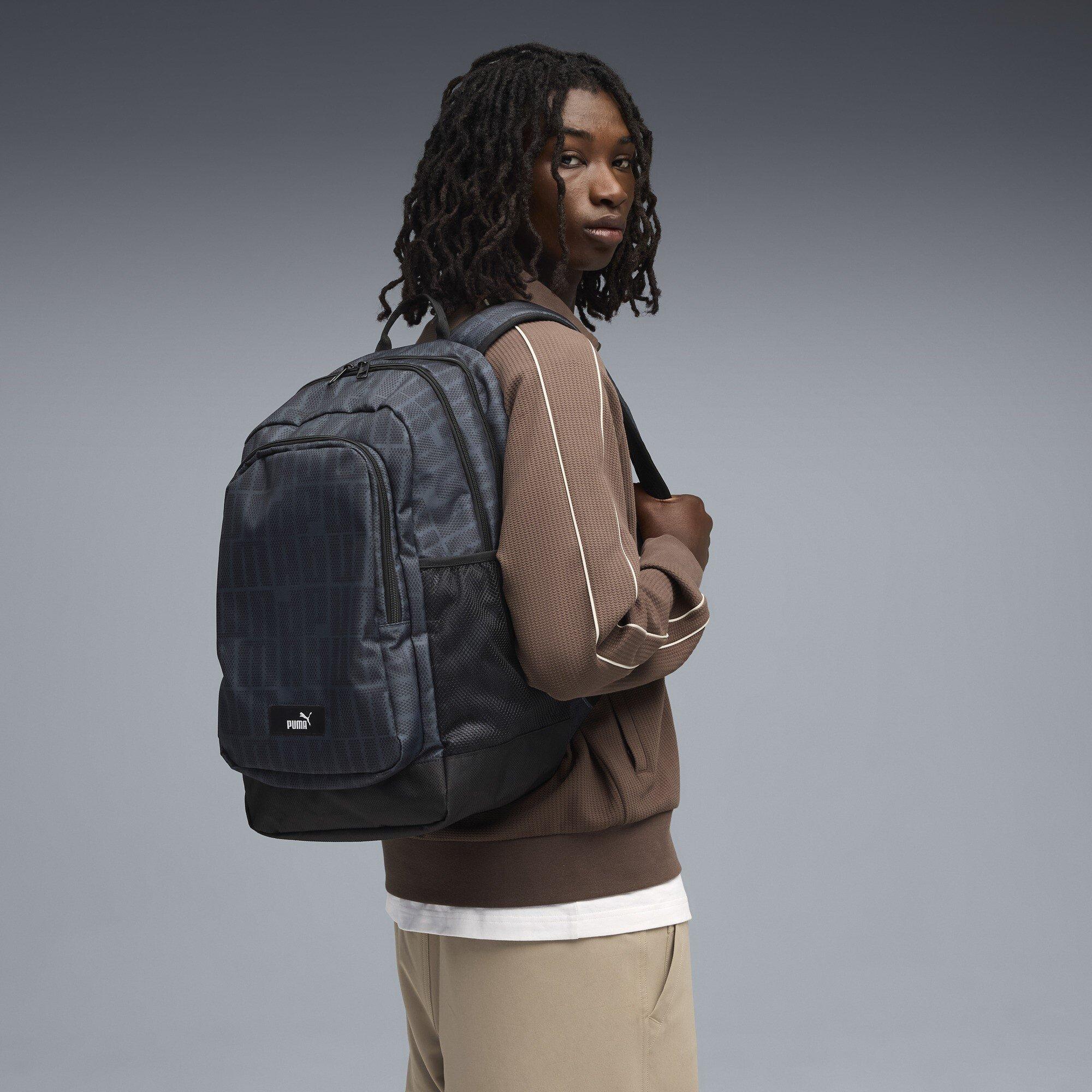 Blk-Logo-Bab - Puma - All Over Print Backpack - 6