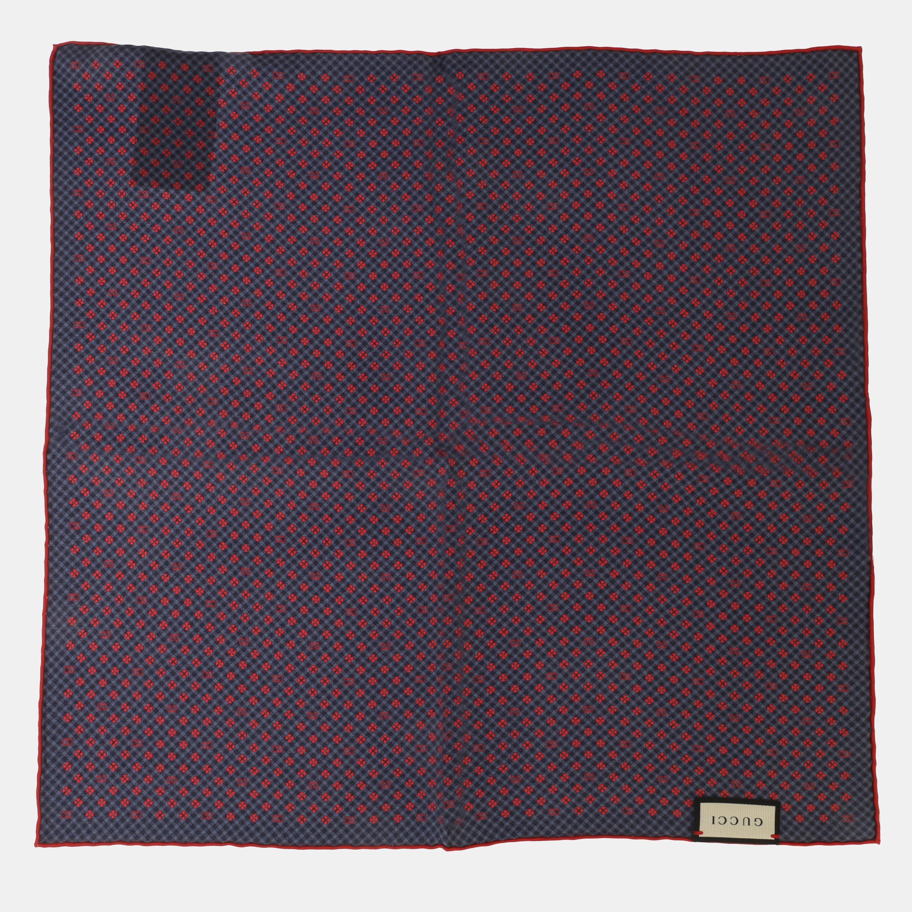 Gucci Men's Cross Body Bag - Navy Red