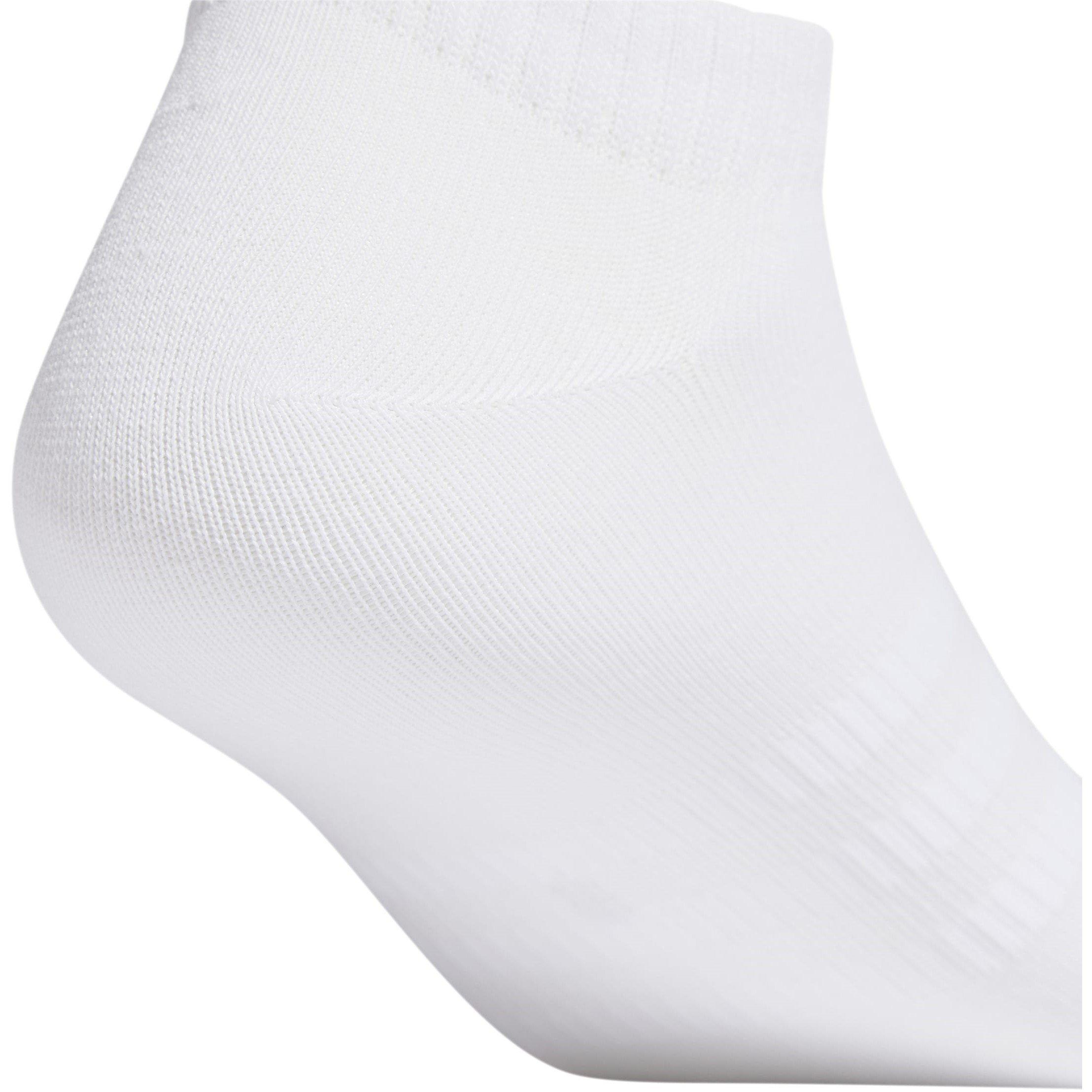 Blanc - adidas - Thin and Light Sportswear Low-Cut Socks 3 Pairs - 4
