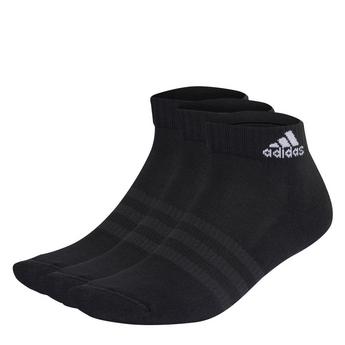 adidas Cushioned Sportswear Ankle Socks 3 Pair Juniors