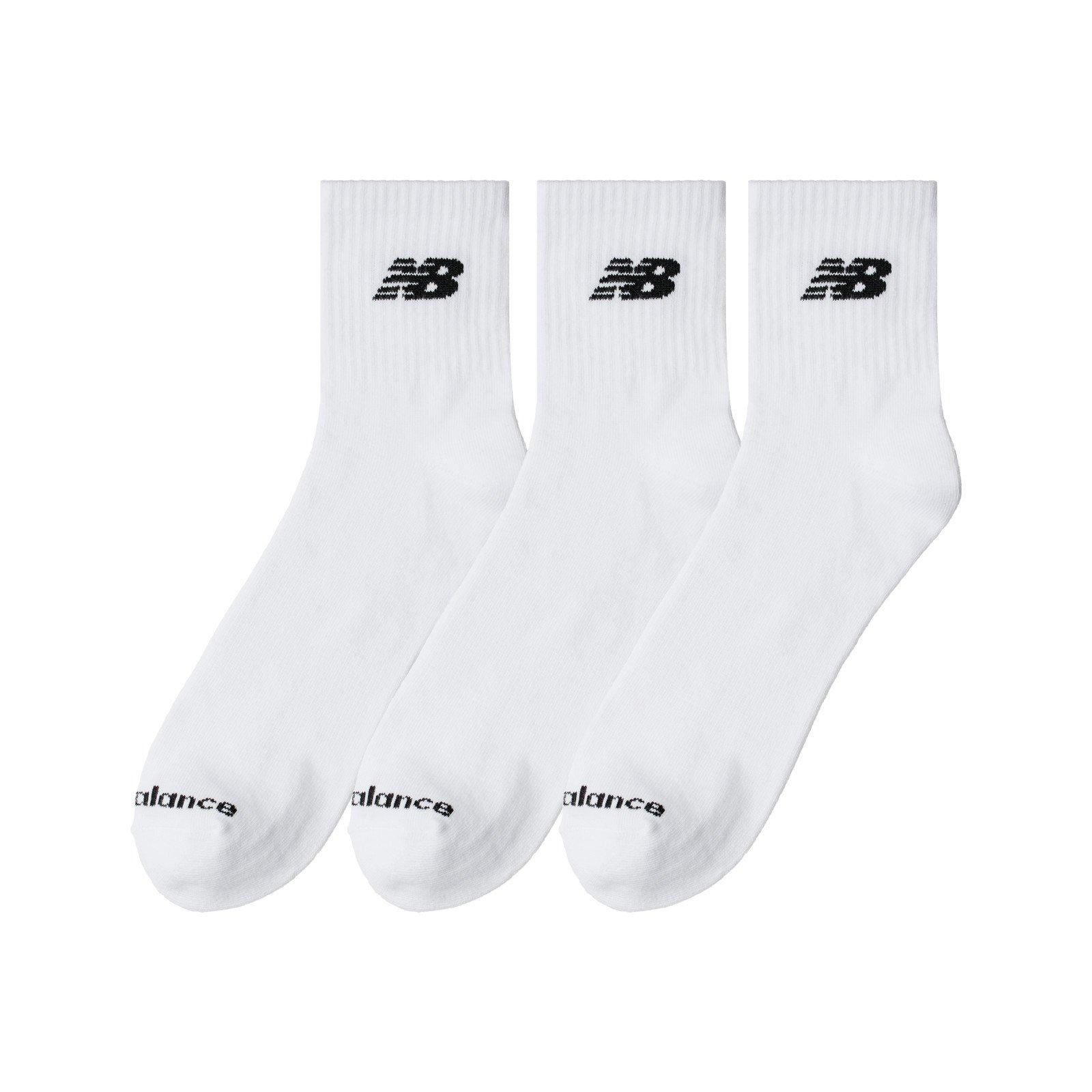 White - New Balance - Everyday Ankle Trainer Socks - 2
