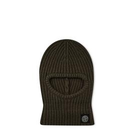 Stone Island Wool Knitted Balaclava Junior