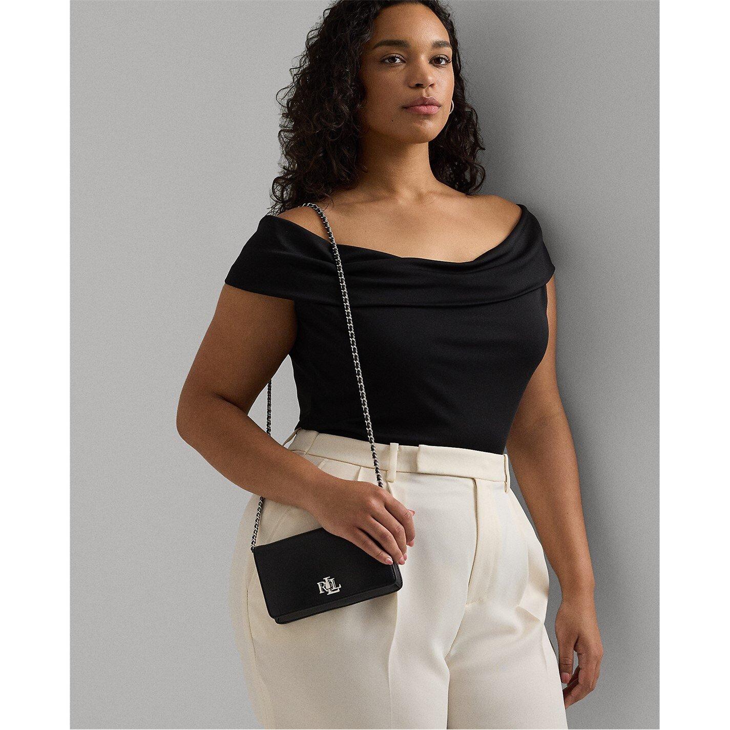 Black - Lauren by Ralph Lauren - Turn-Lock Tech Case Crossbody - 2