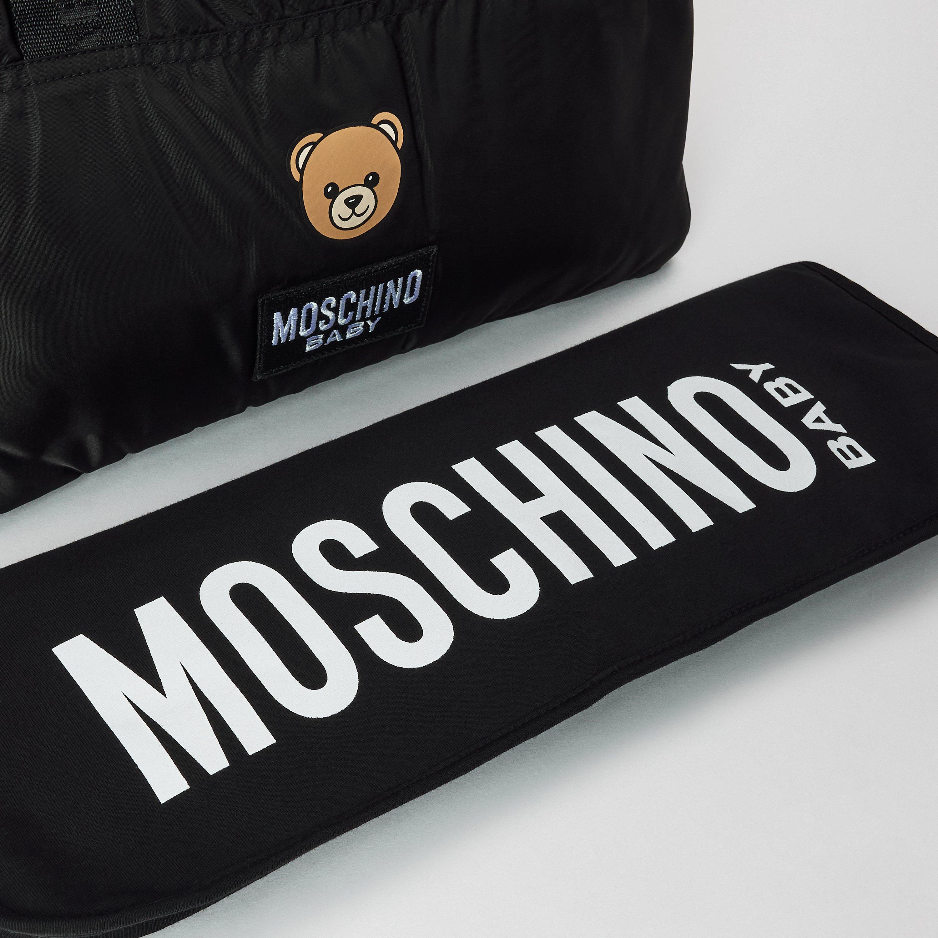 Black 60100 - Moschino - Unisex Baby Changing Bag - 3