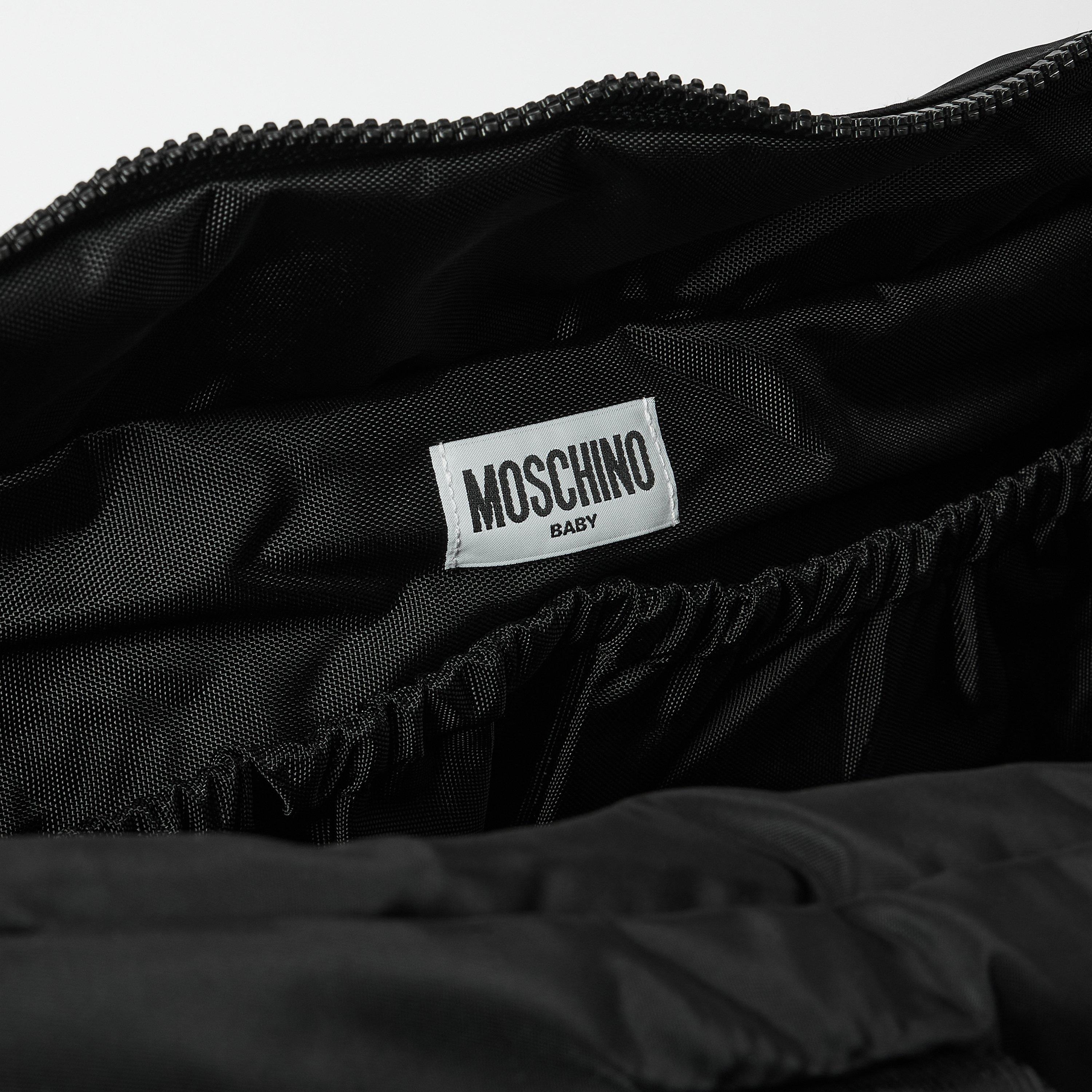 Black 60100 - Moschino - Unisex Baby Changing Bag - 4