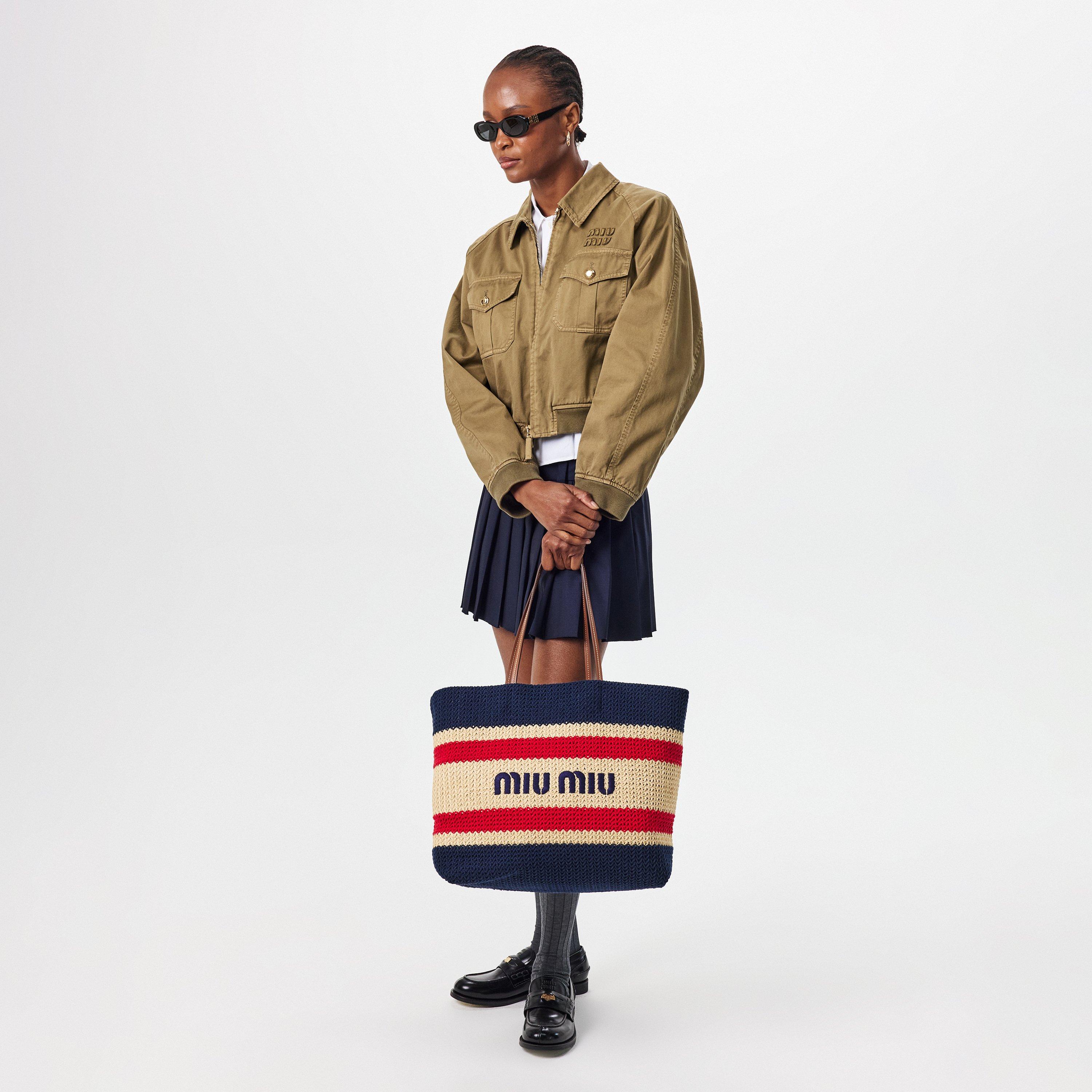 Black - Miu Miu - Oval Sunglasses - 4