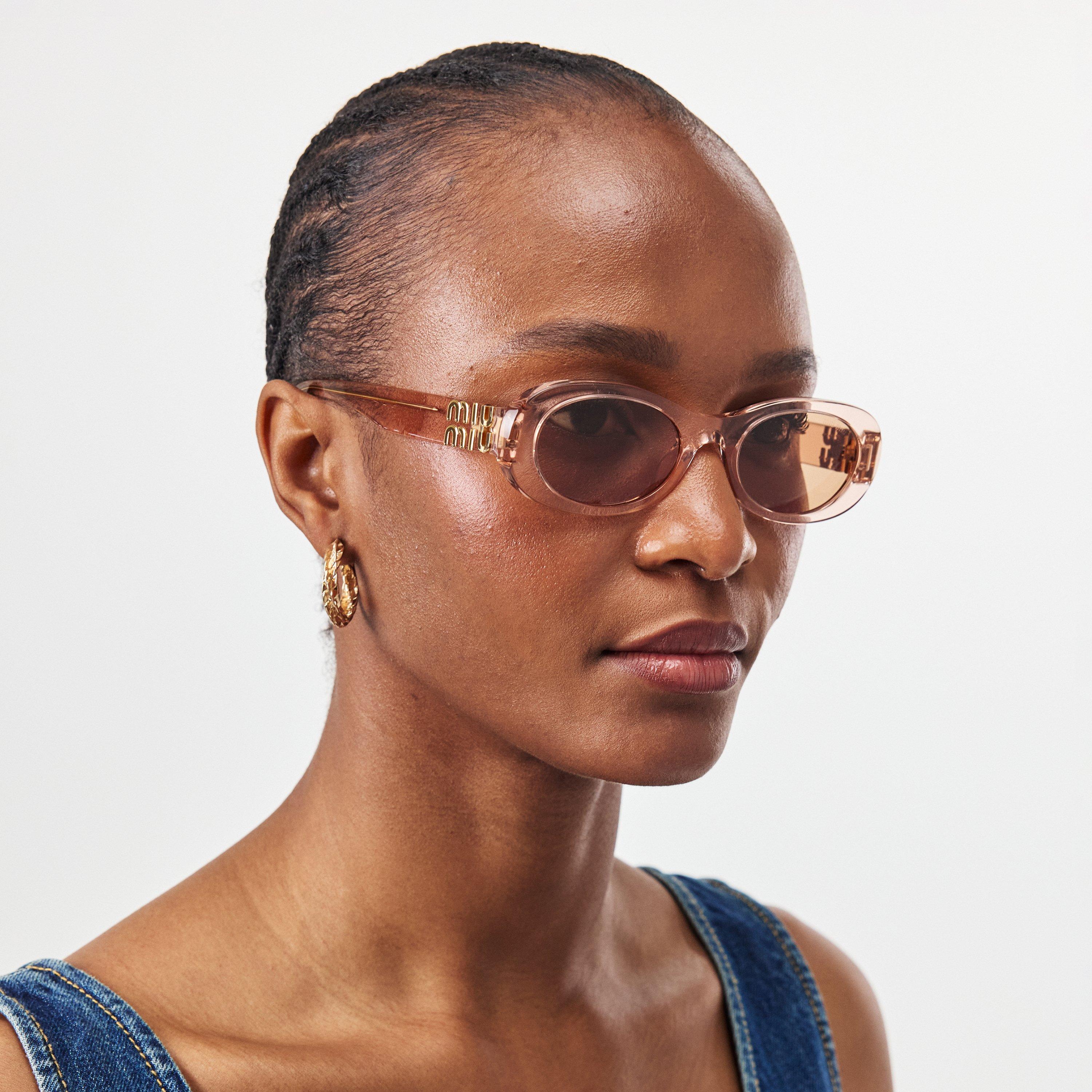 Noisette - Miu Miu - Oval Sunglasses - 3