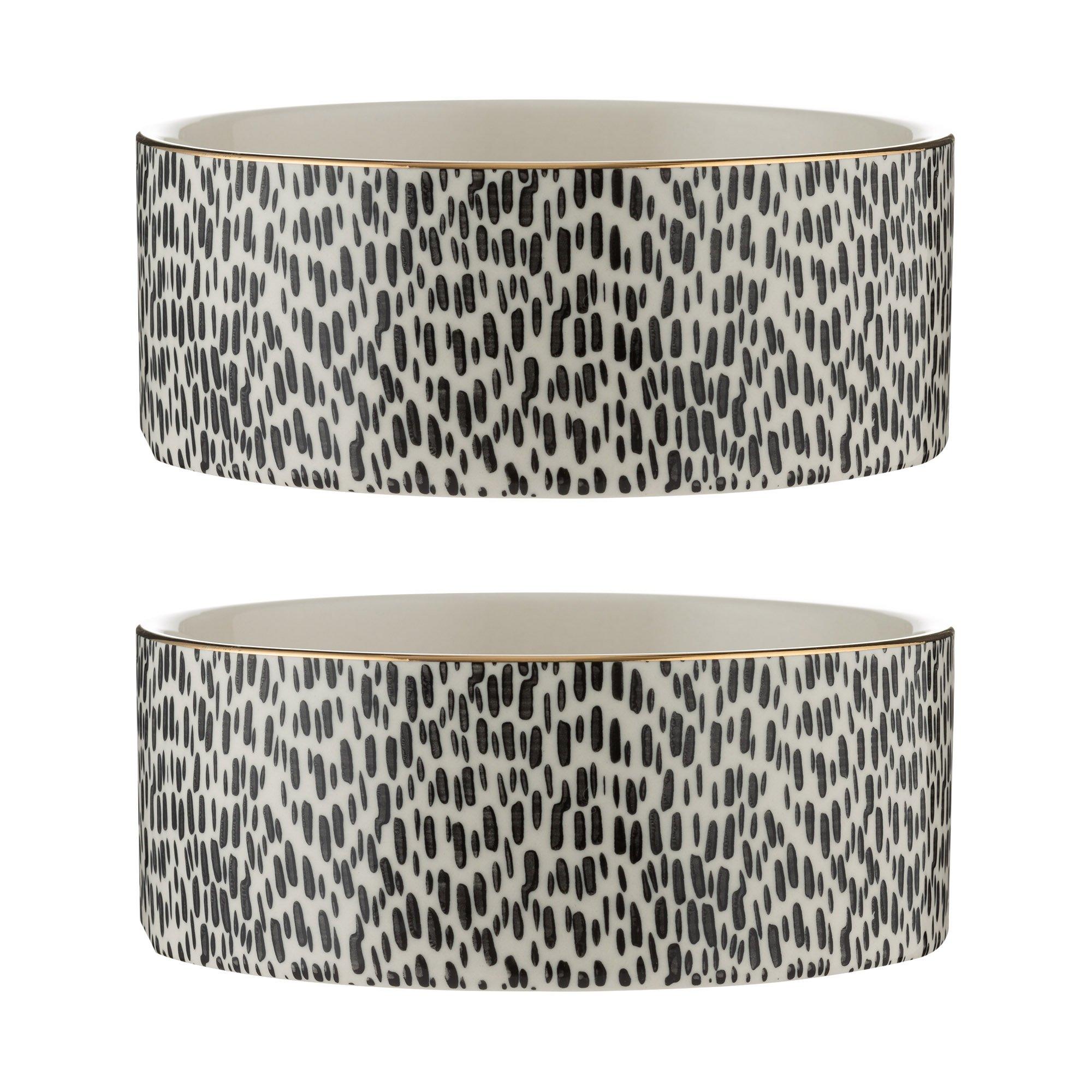 Gold - Mason Cash - Splatter Pet Bowls - 3
