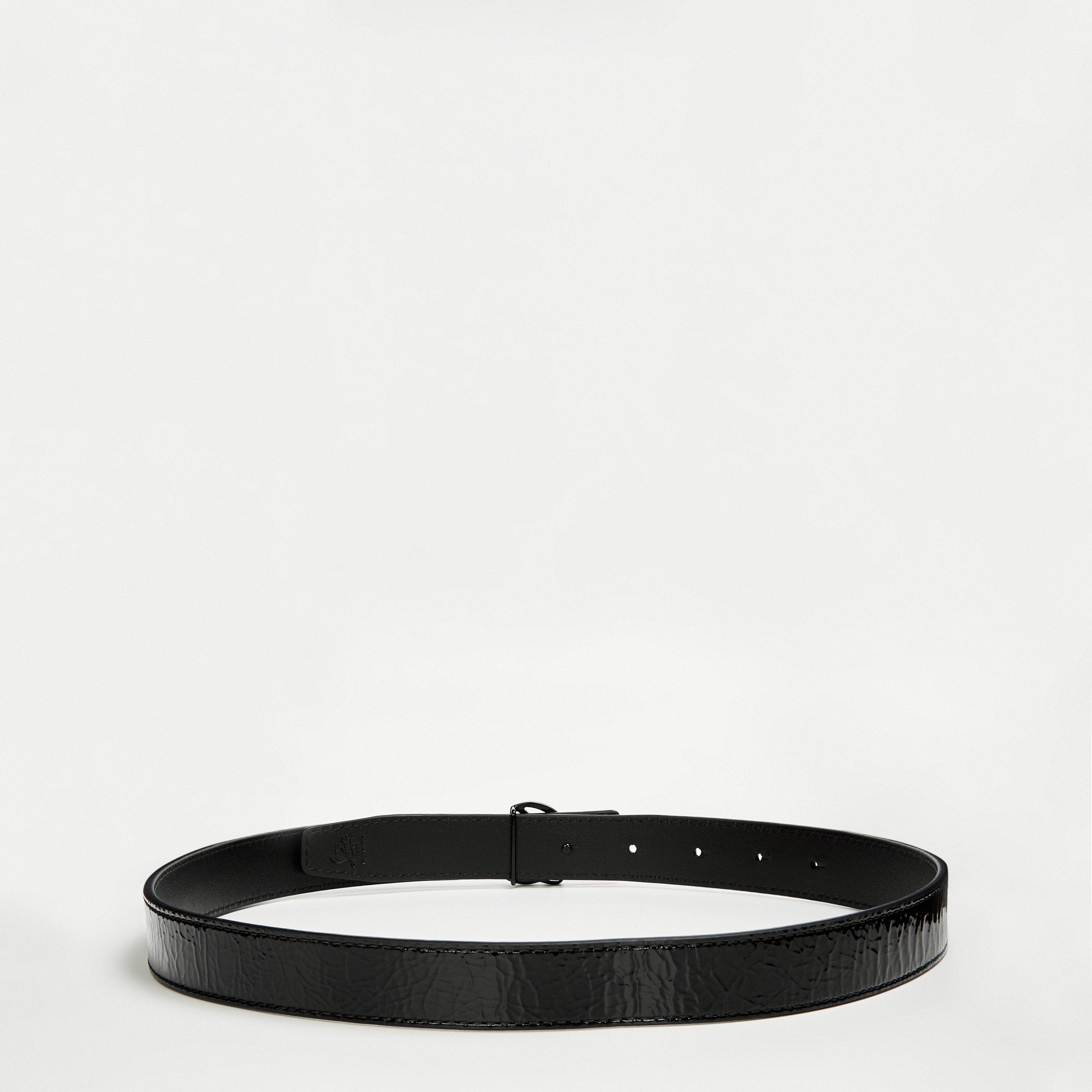 Black - Christian Louboutin - Loubi54 Reversible Belt - 2
