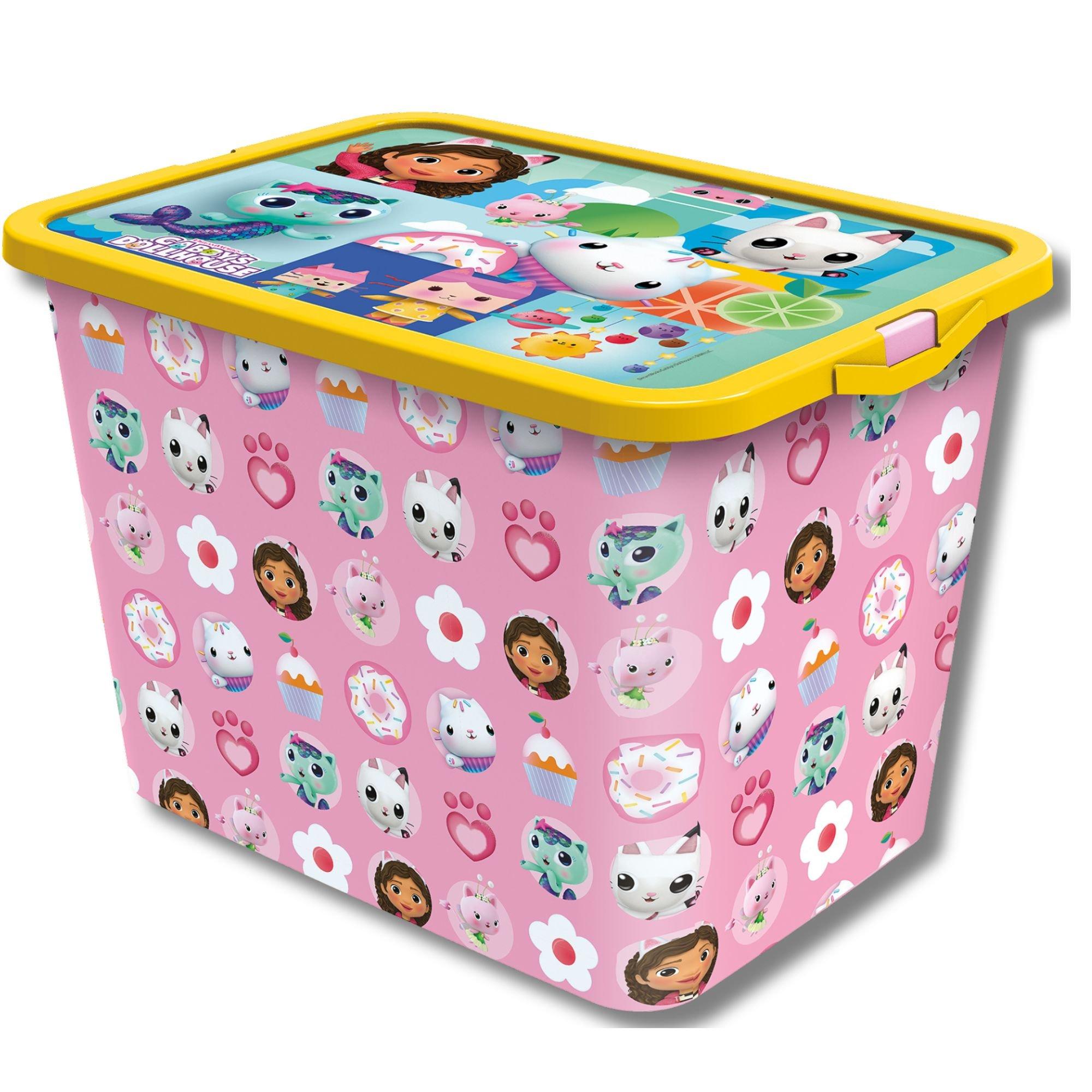 Pink - Gabbys Dollhouse - Set Of 3 Storage Boxes - 4