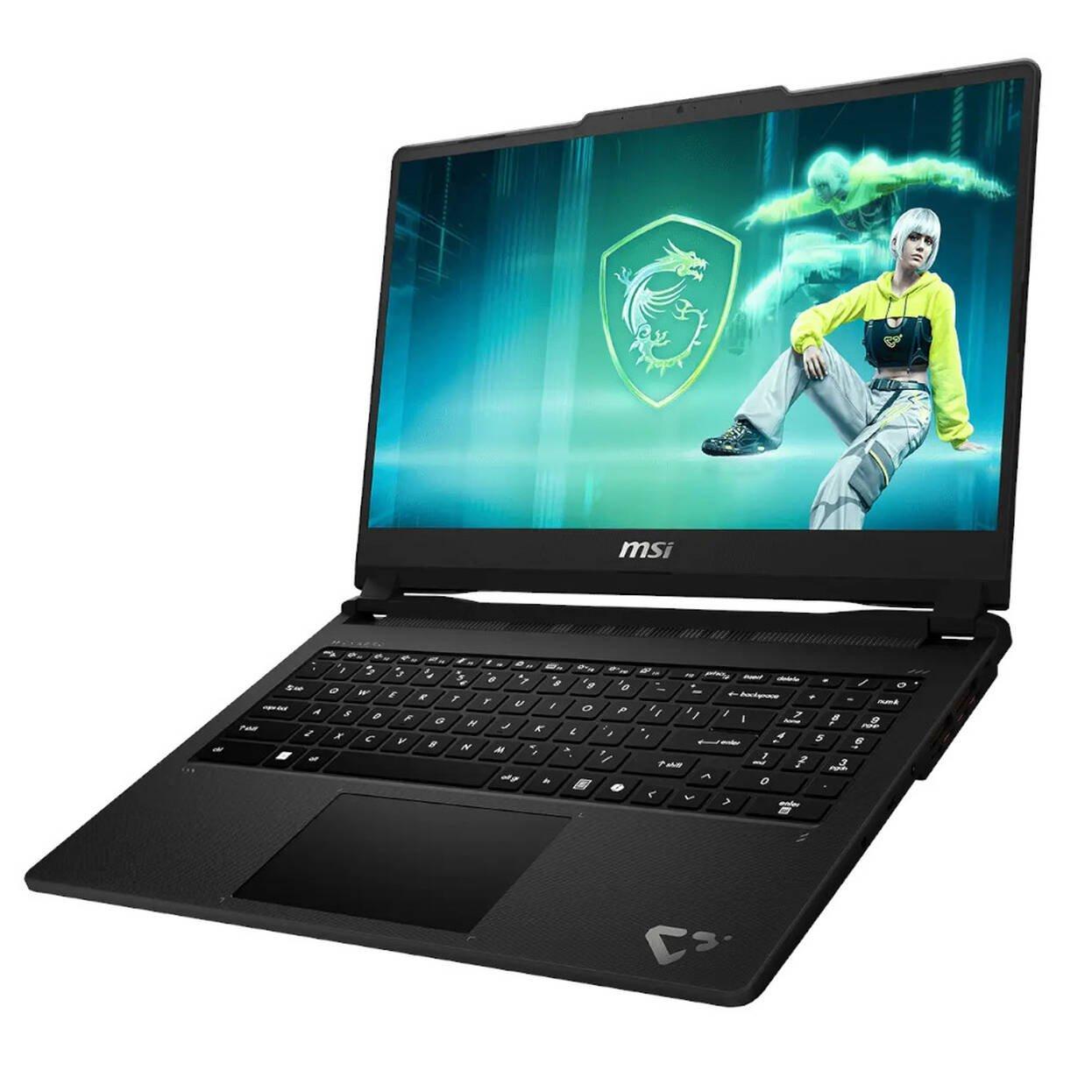 Crna - MSI - MSI Cyborg 15 C13WEO 15.6 FHD 144Hz Gaming Laptop - Core i5 16GB RAM 512GB SSD RTX 5050 - 3