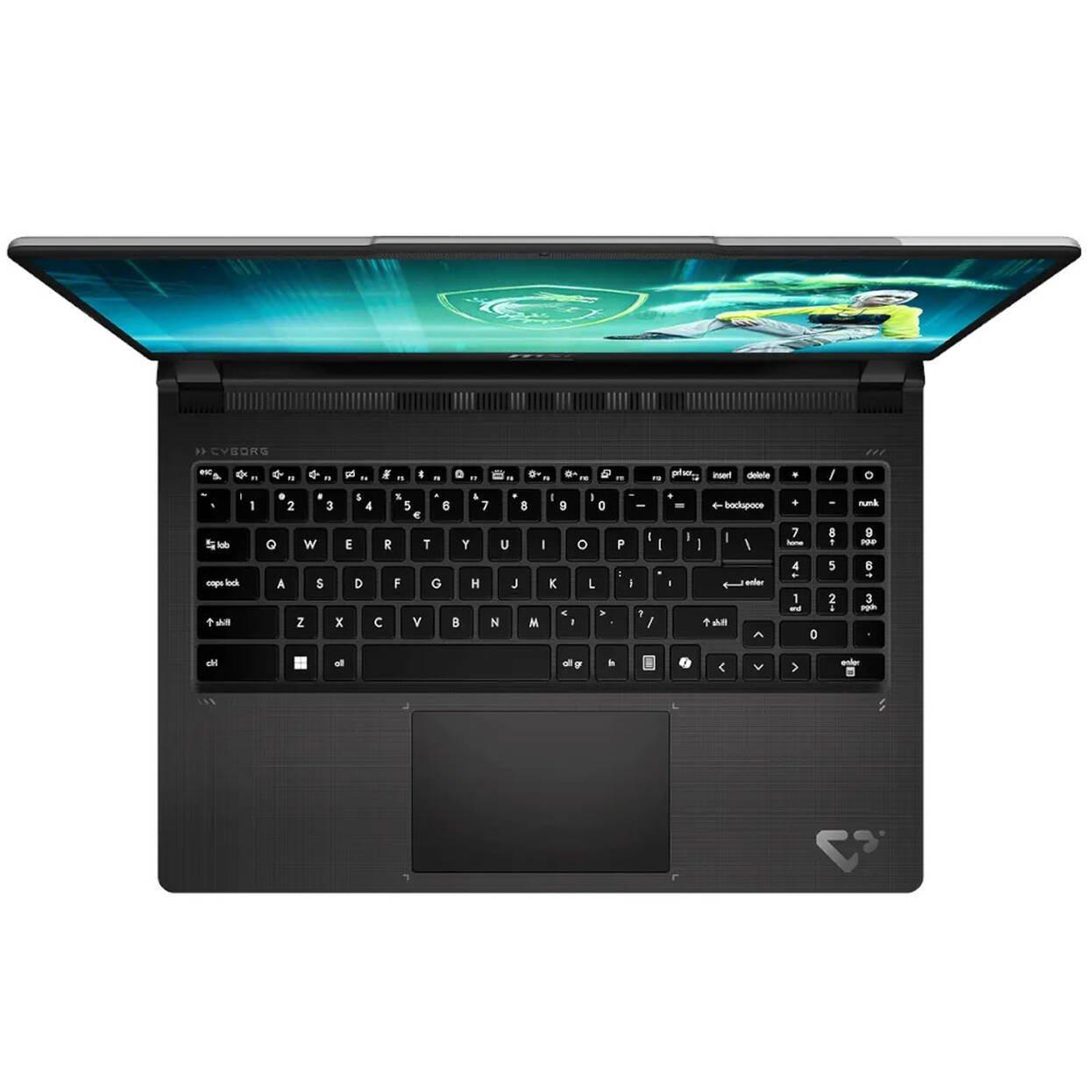 Crna - MSI - MSI Cyborg 15 C13WEO 15.6 FHD 144Hz Gaming Laptop - Core i5 16GB RAM 512GB SSD RTX 5050 - 4