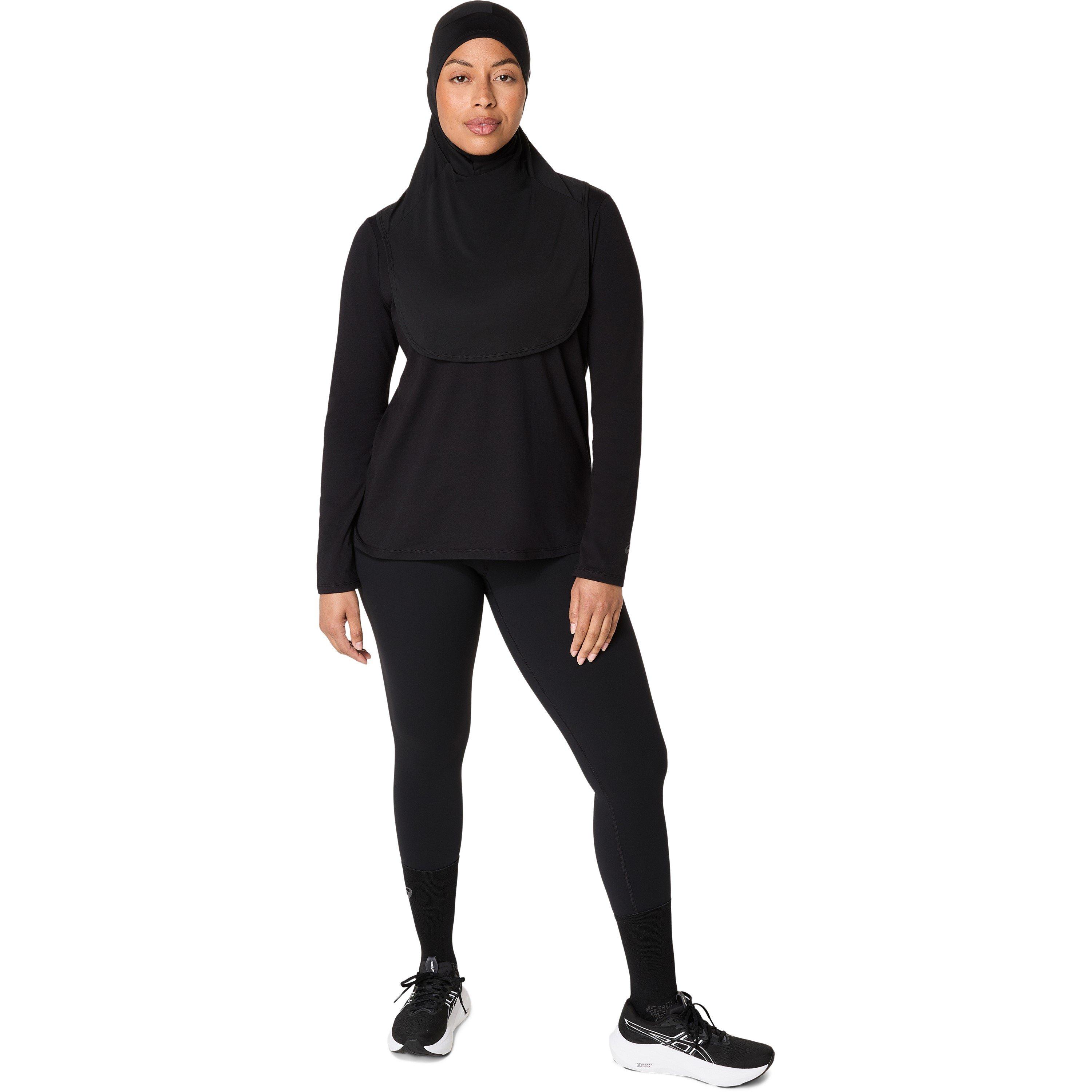 Black - Asics - Perform Sports Hijab - 7