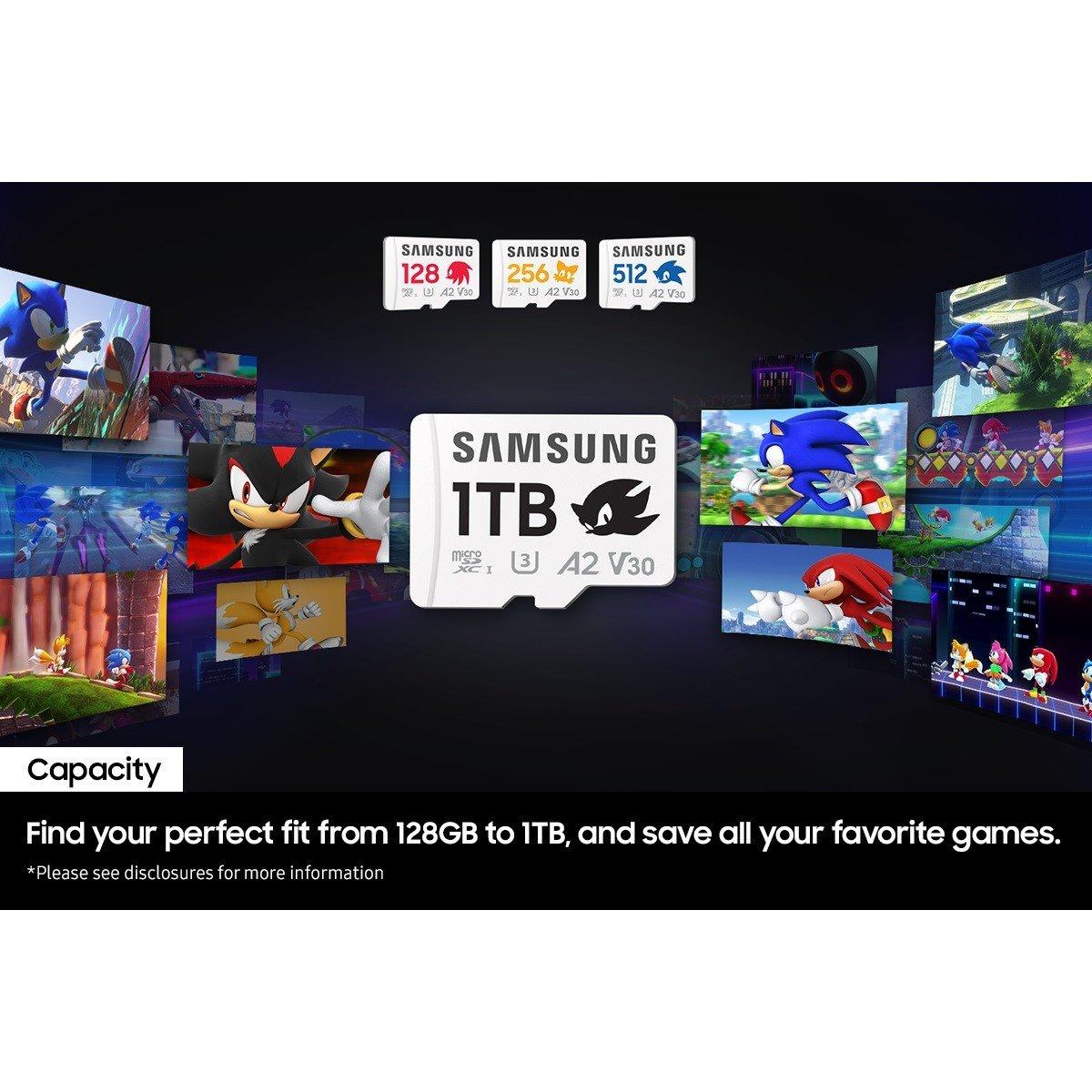 128 GB - Samsung - Sonic Pro+ Micro SD Storage Card - 128GB / 256GB / 512GB / 1TB - 3