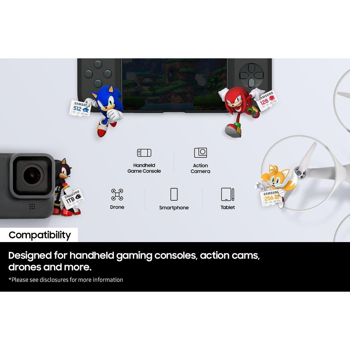 128 GB - Samsung - Sonic Pro+ Micro SD Storage Card - 128GB / 256GB / 512GB / 1TB - 4