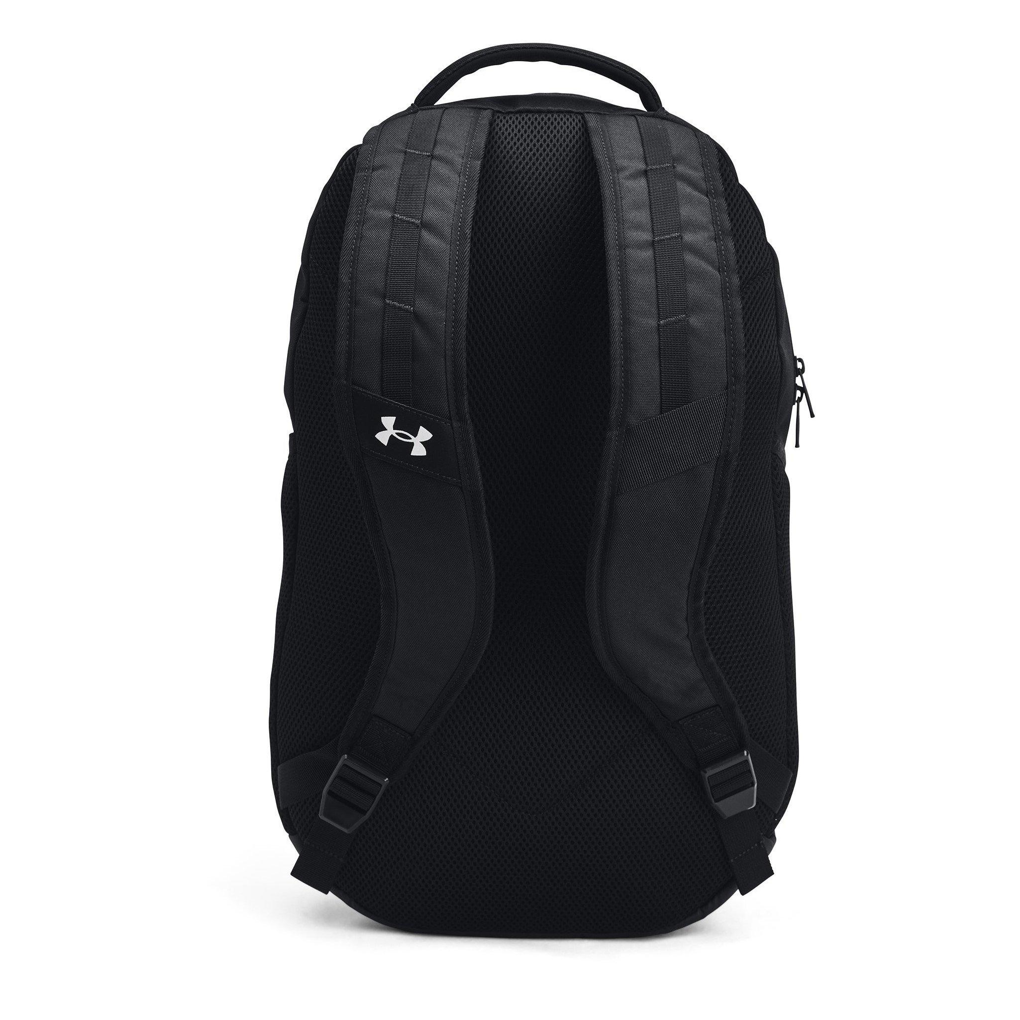 Black/Blk/White - Under Armour - Adults Hustle.0 Backpack - 2