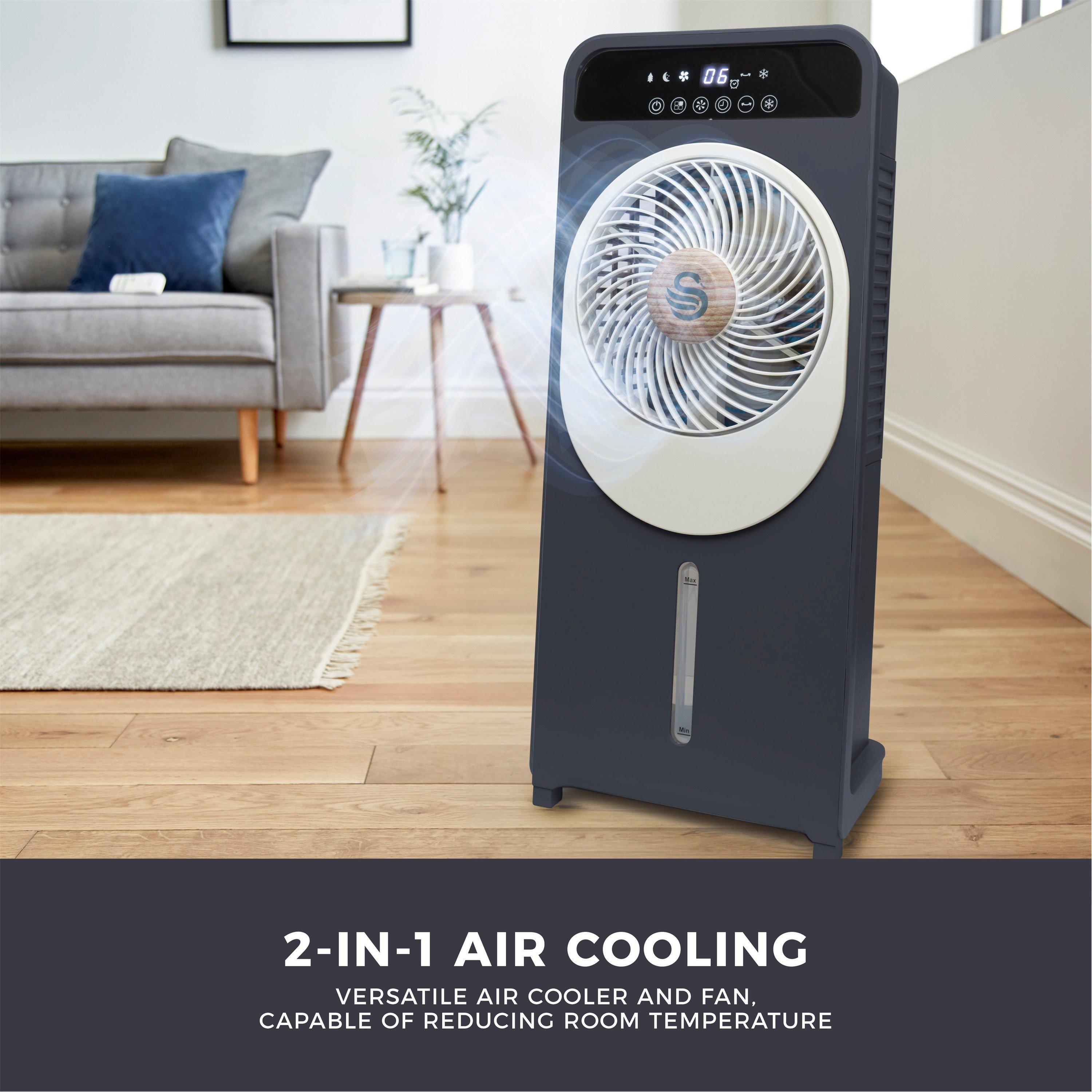Grey - Swan - 5L Nordic Air Cooler - 3
