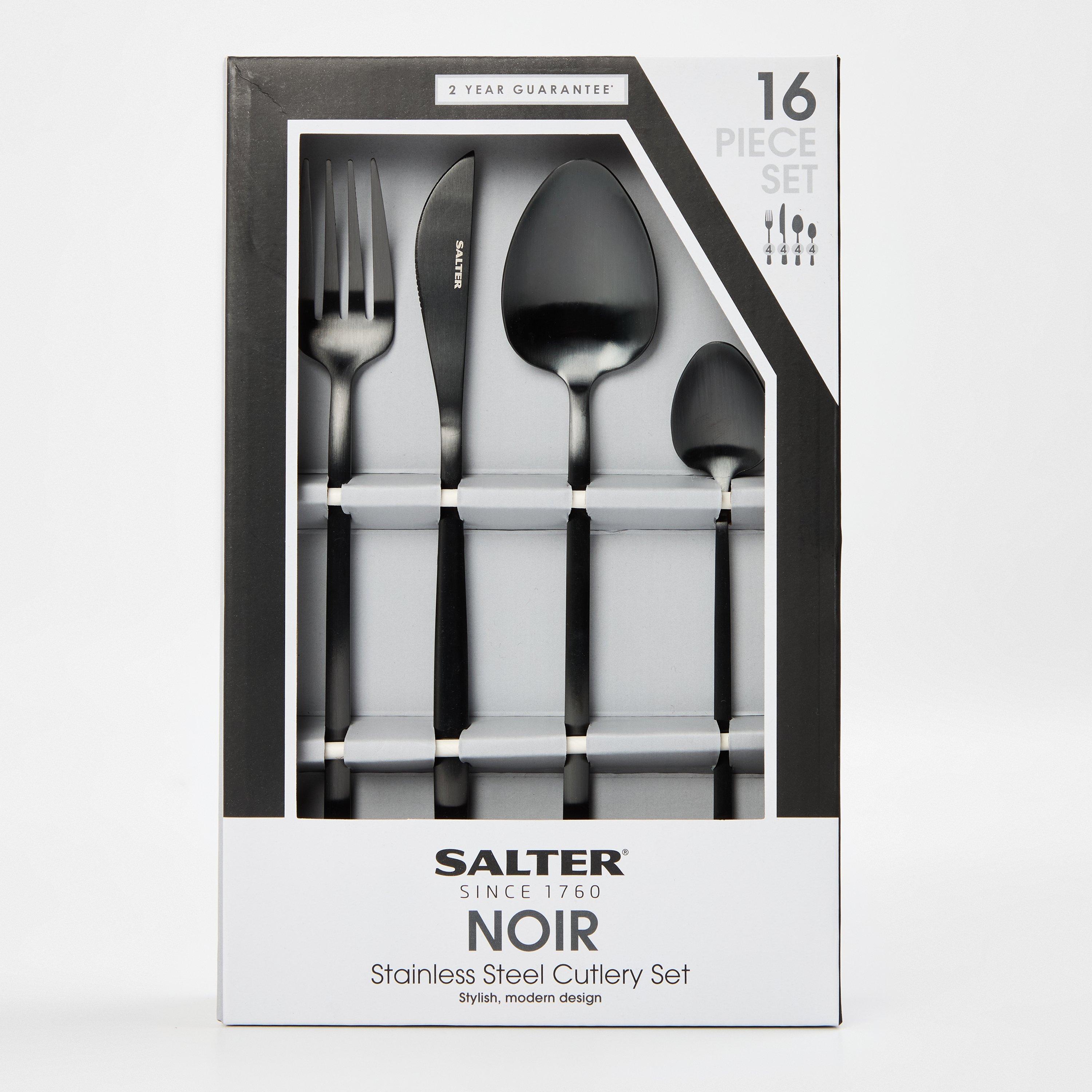 Black - Salter - Noir 99 Cutlery Set - 1