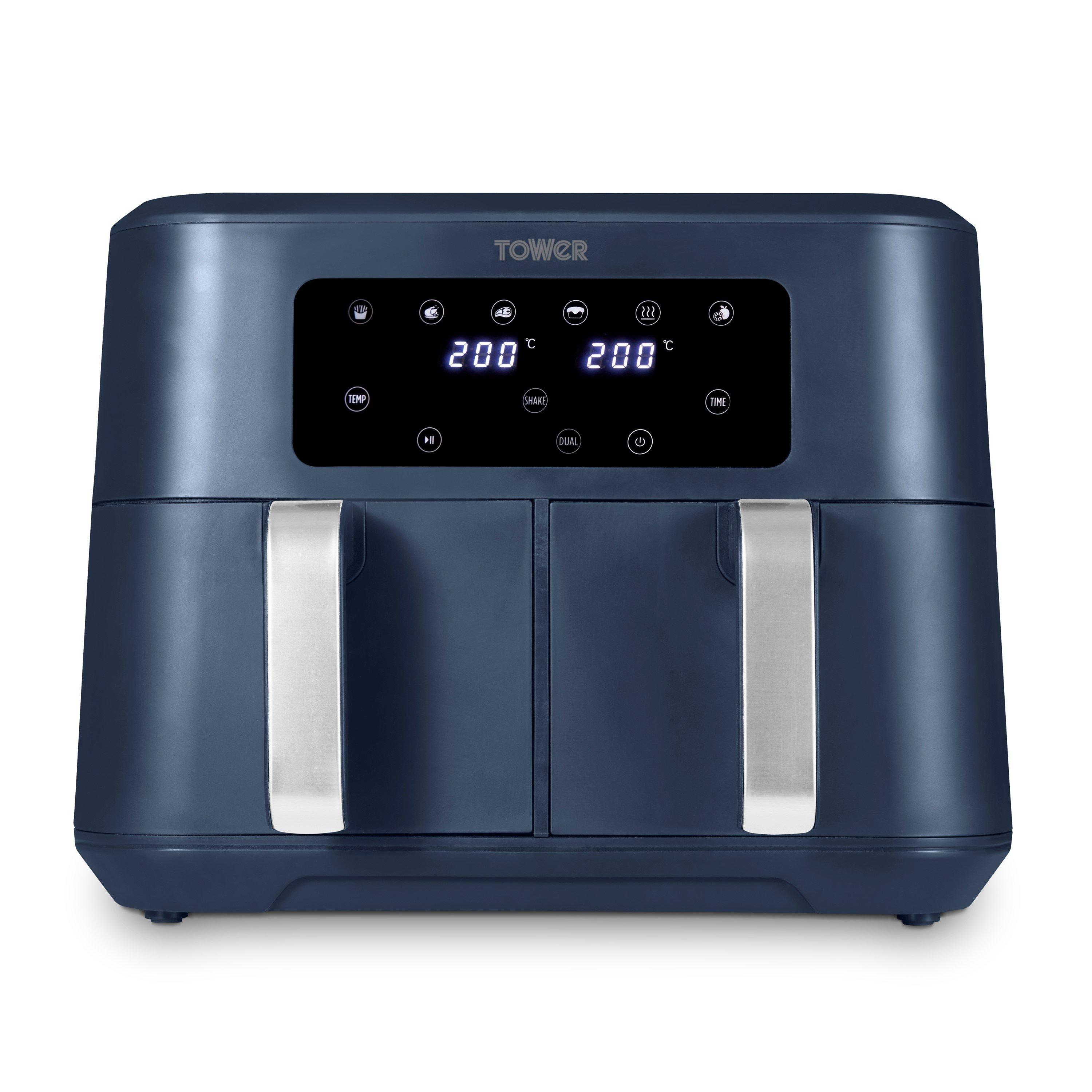 Midnight Blue - Tower - Vortx 8.5L Dual Basket Air Fryer Digital Midnight - 1