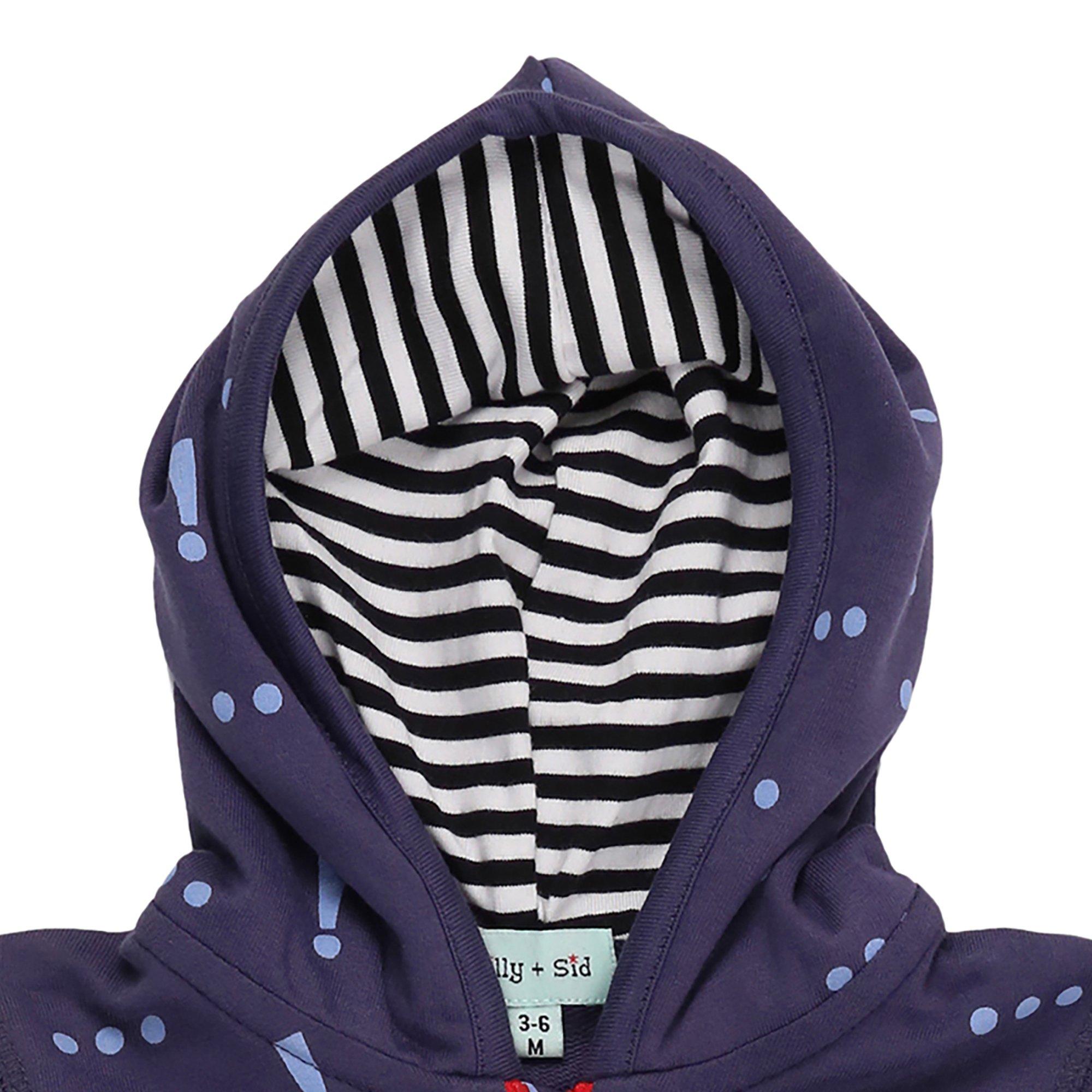 Navy - Lilly and Sid - Baby Bodysuit - 3