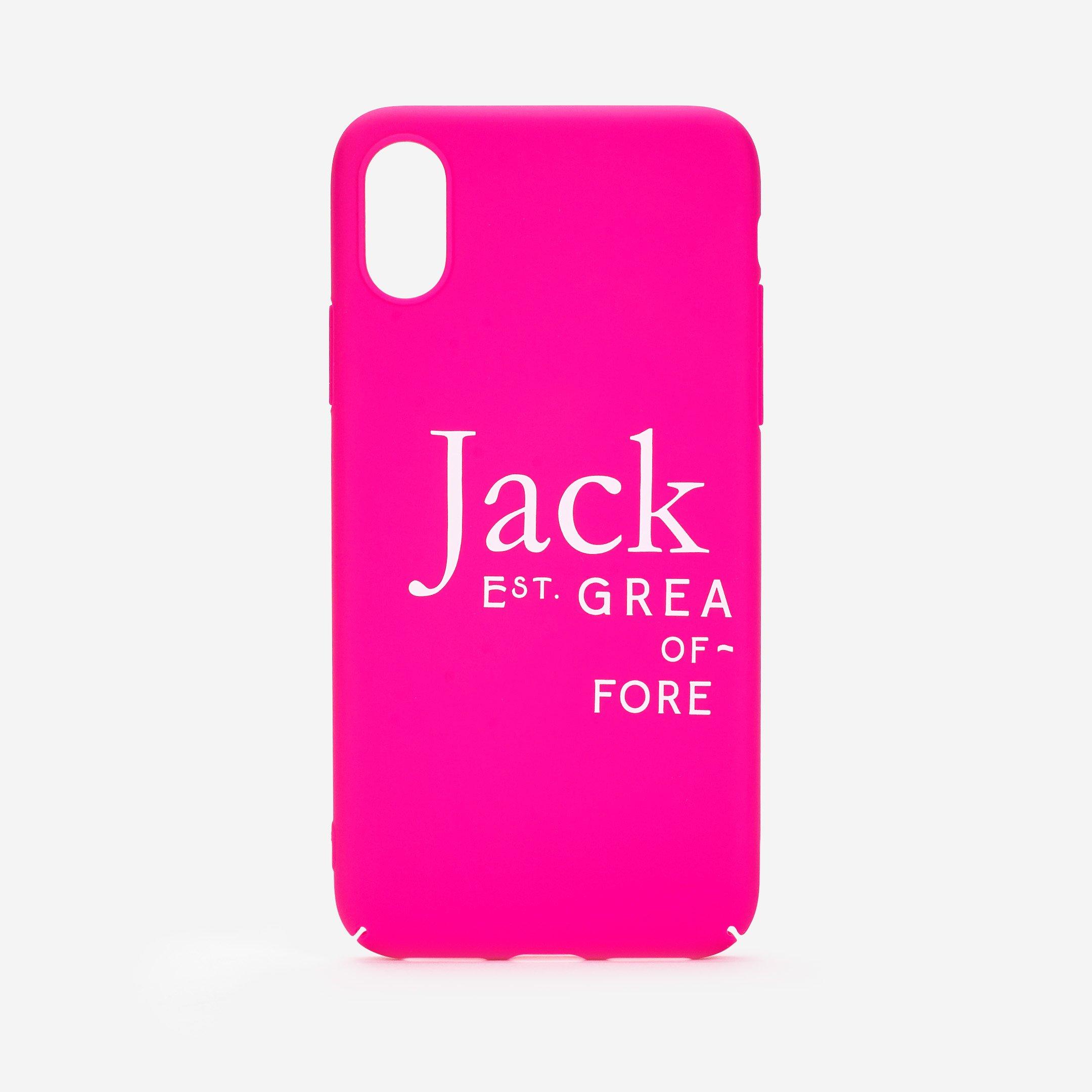 Jack Wills  Jack Iphone X Case - Magenta