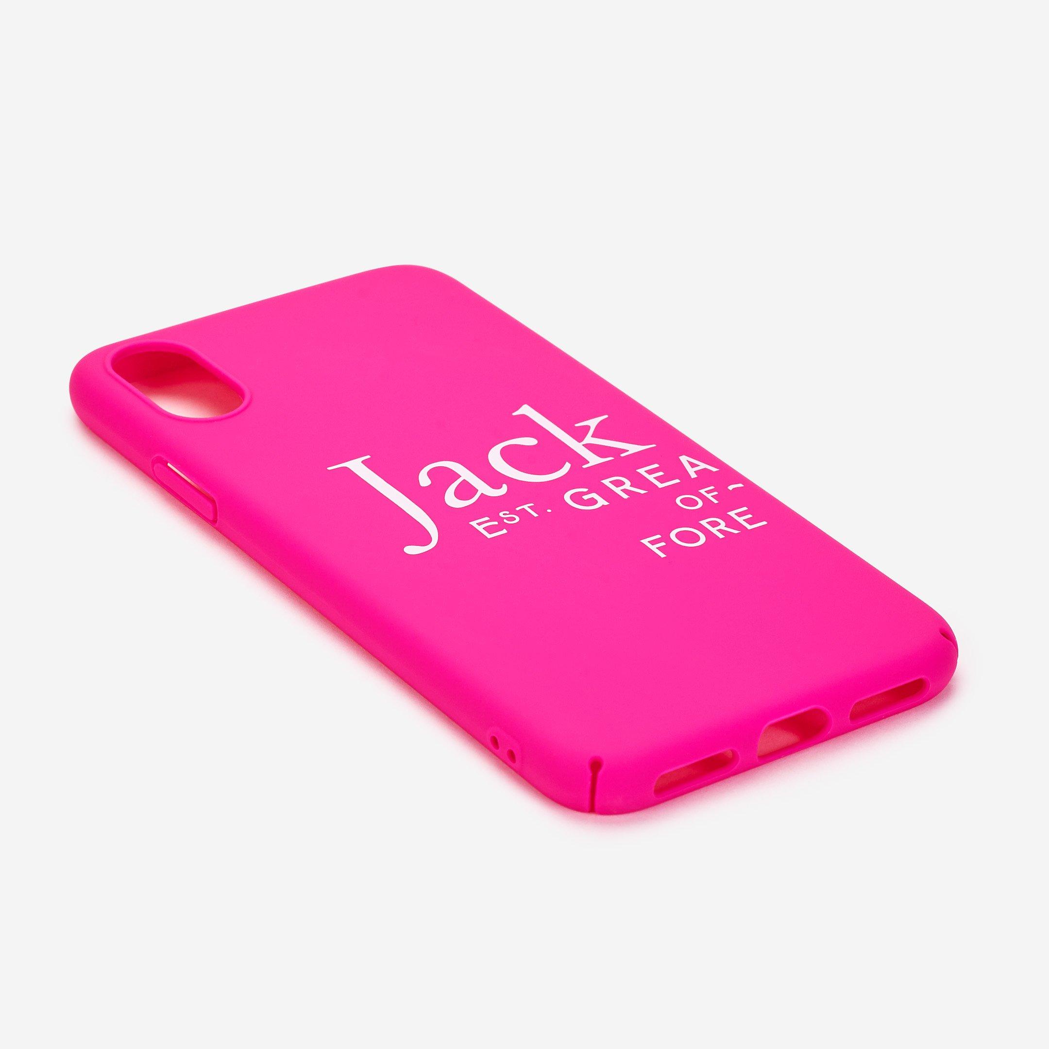 Magenta - Jack Wills - Jack iPhone X Case - 2