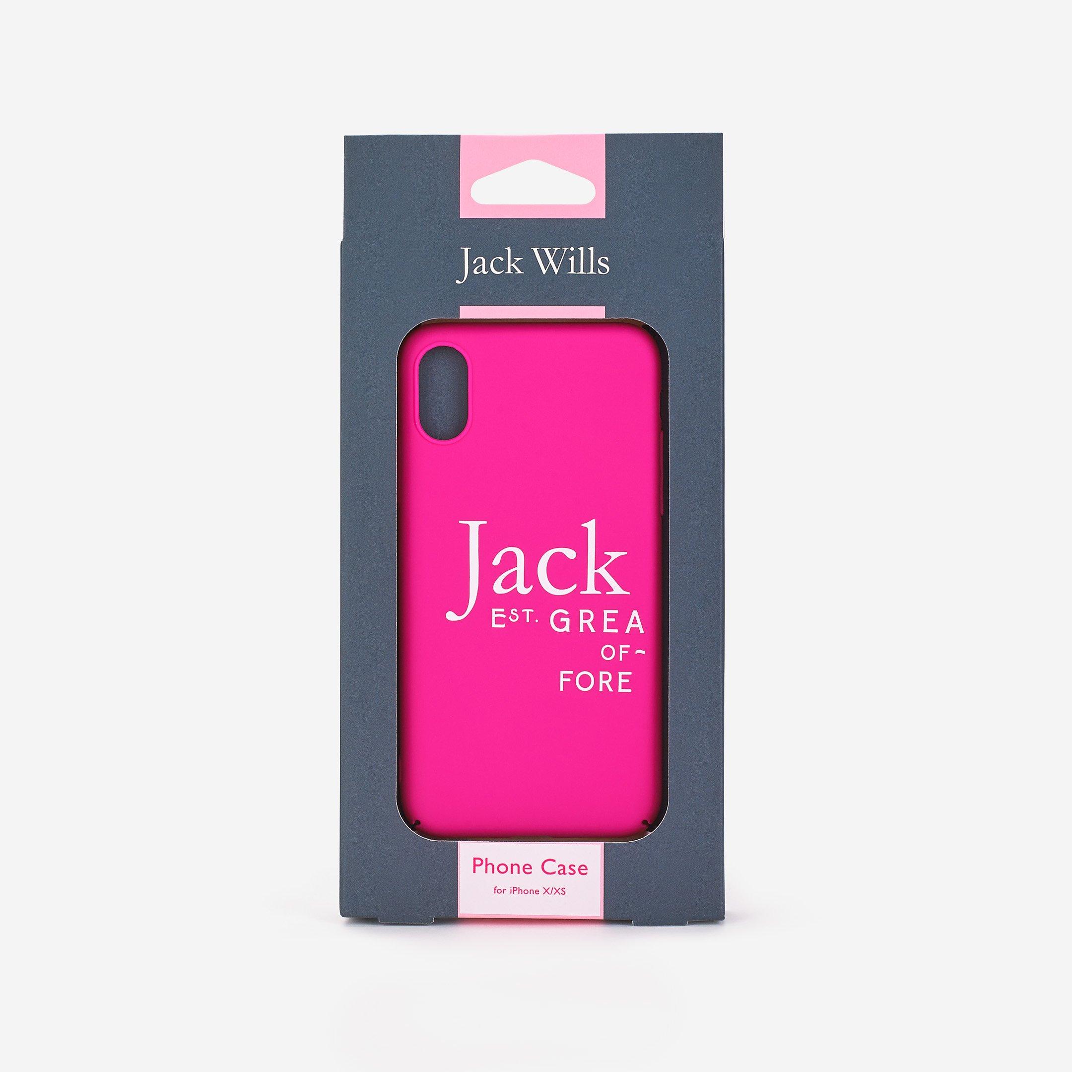 Magenta - Jack Wills - Jack iPhone X Case - 3