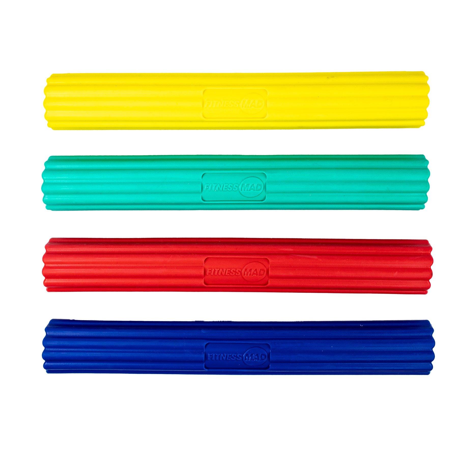 Green - Fitness-Mad - Twist & Flex Resistance Bar - 3