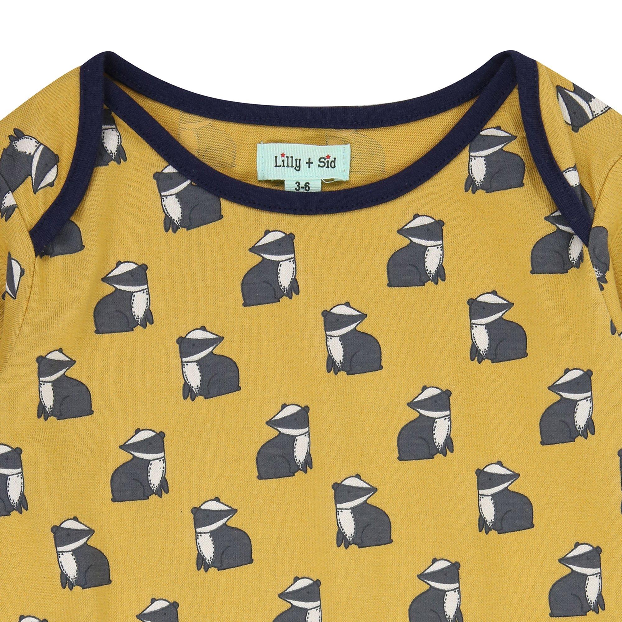 Multi - Lilly and Sid - Badger Baby Bodysuit - 3