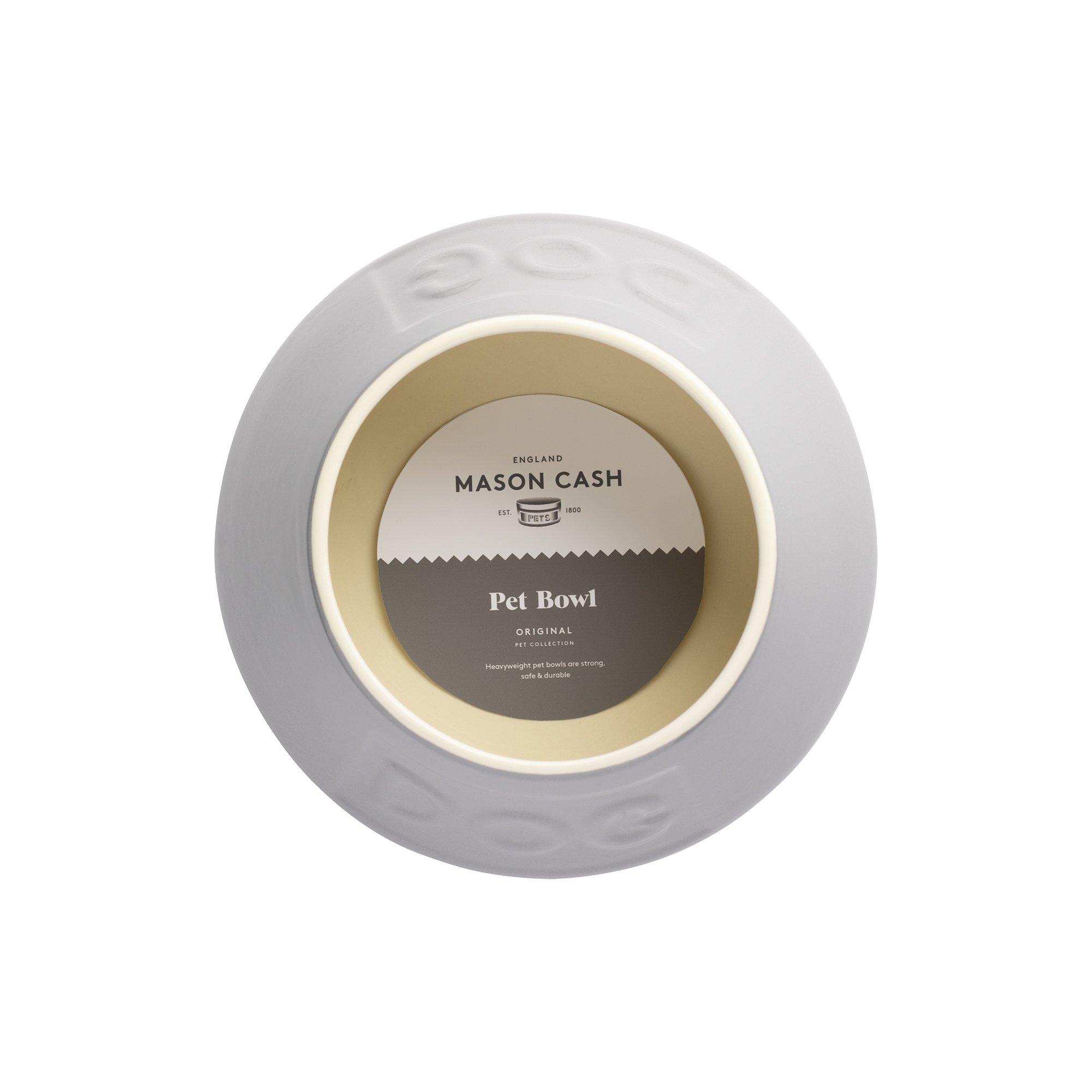 Grey - Mason Cash - Non-Tip Dog Bowl 21cm - 2