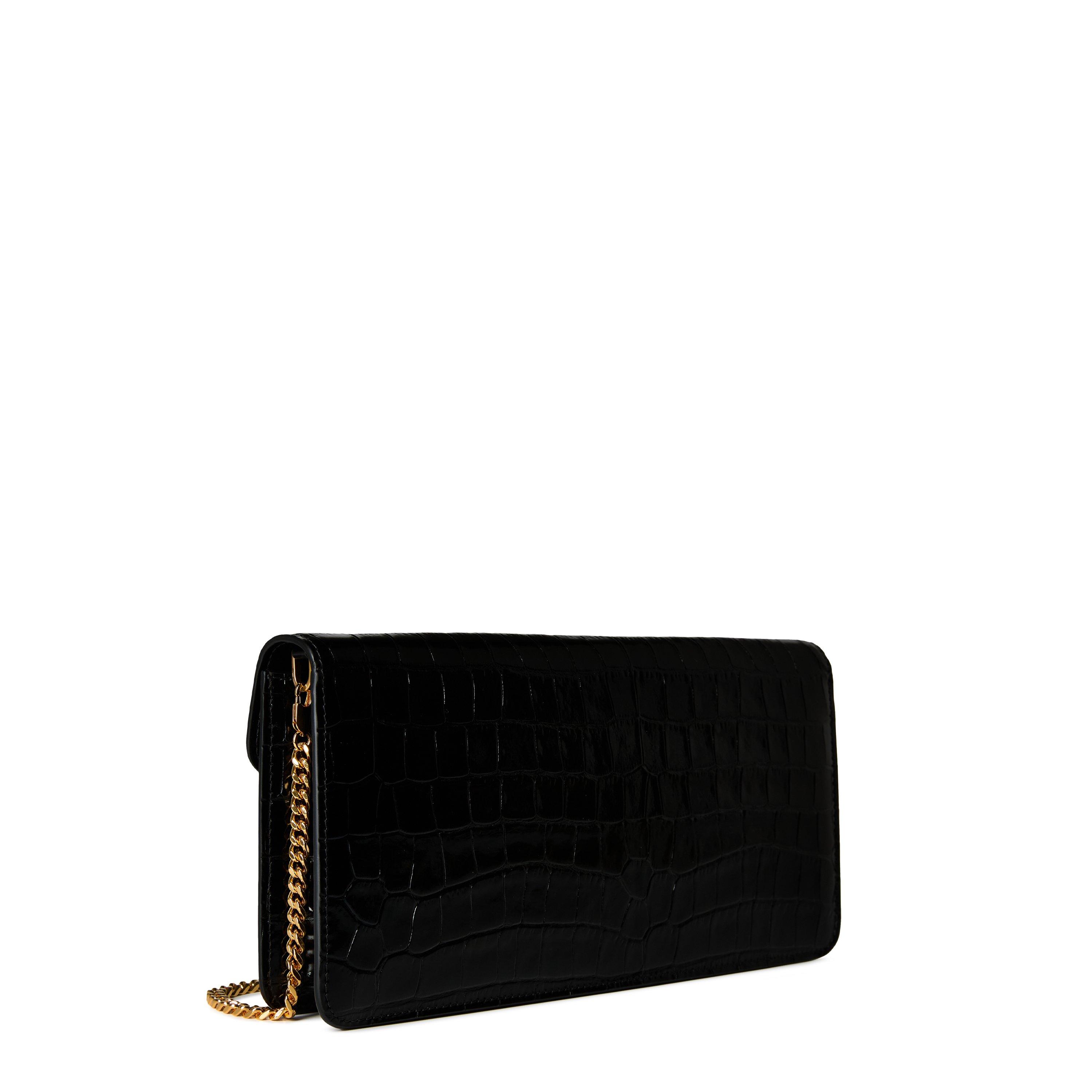 Black - Tom Ford - Whitney Crocodile-Effect Shoulder Bag - 4