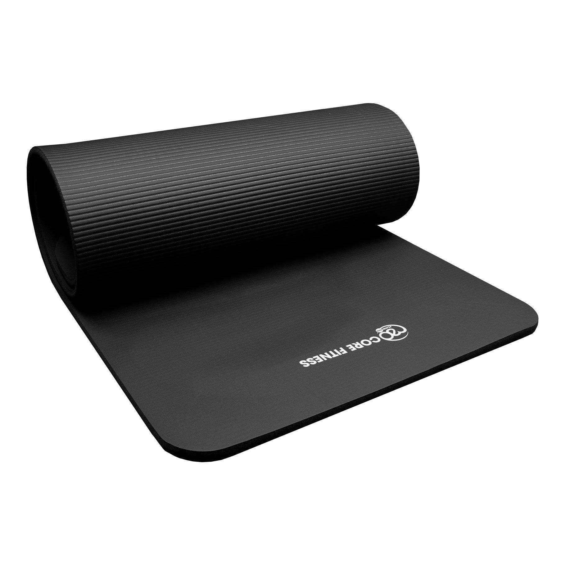 Black - Fitness-Mad - Core Fitness Mat - 10mm Turqouise - 1