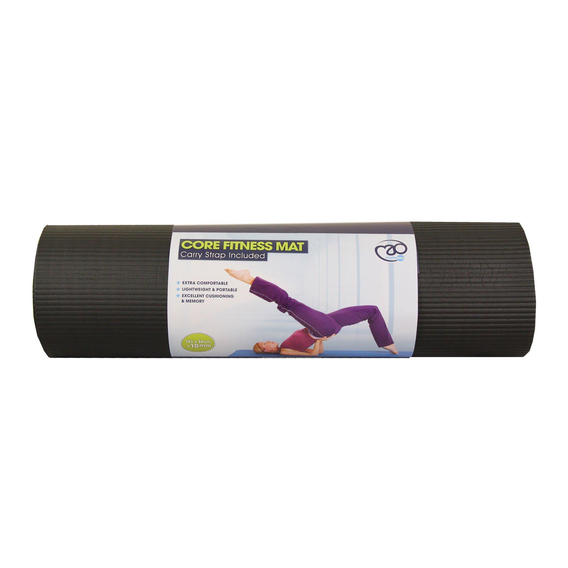 Black - Fitness-Mad - Core Fitness Mat - 10mm Turqouise - 3