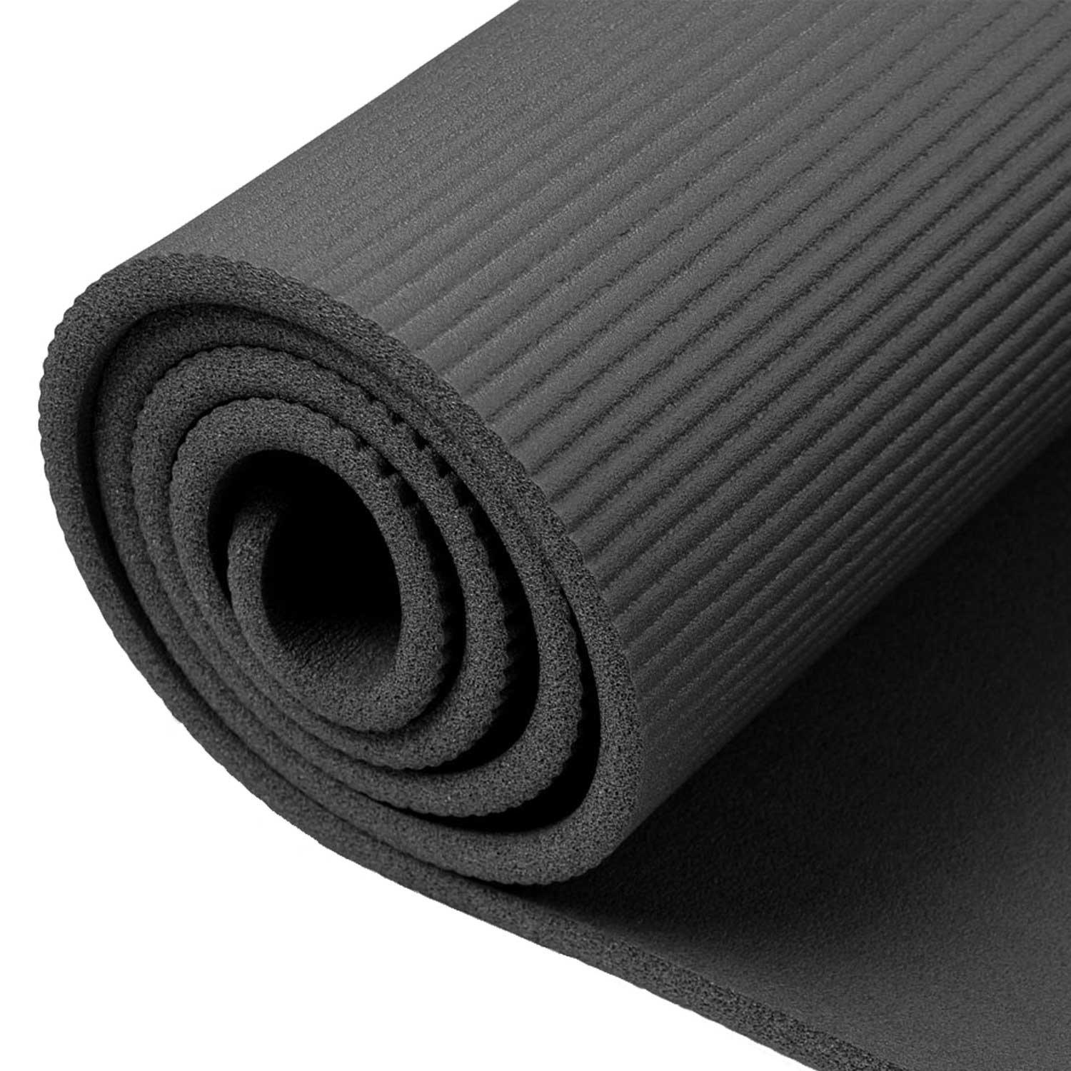 Black - Fitness-Mad - Core Fitness Mat - 10mm Turqouise - 4