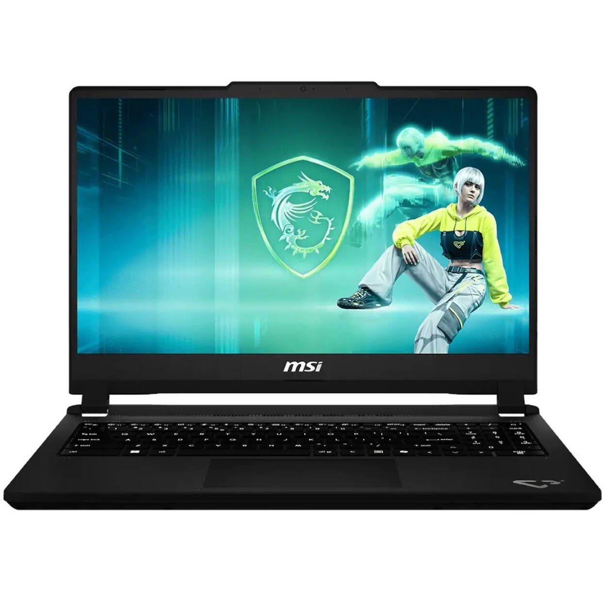 Zwart - MSI - MSI Cyborg 15 15.6 FHD 144Hz Gaming Laptop - Core 7 240H 16GB RAM 512GB SSD RTX 5060 - 2
