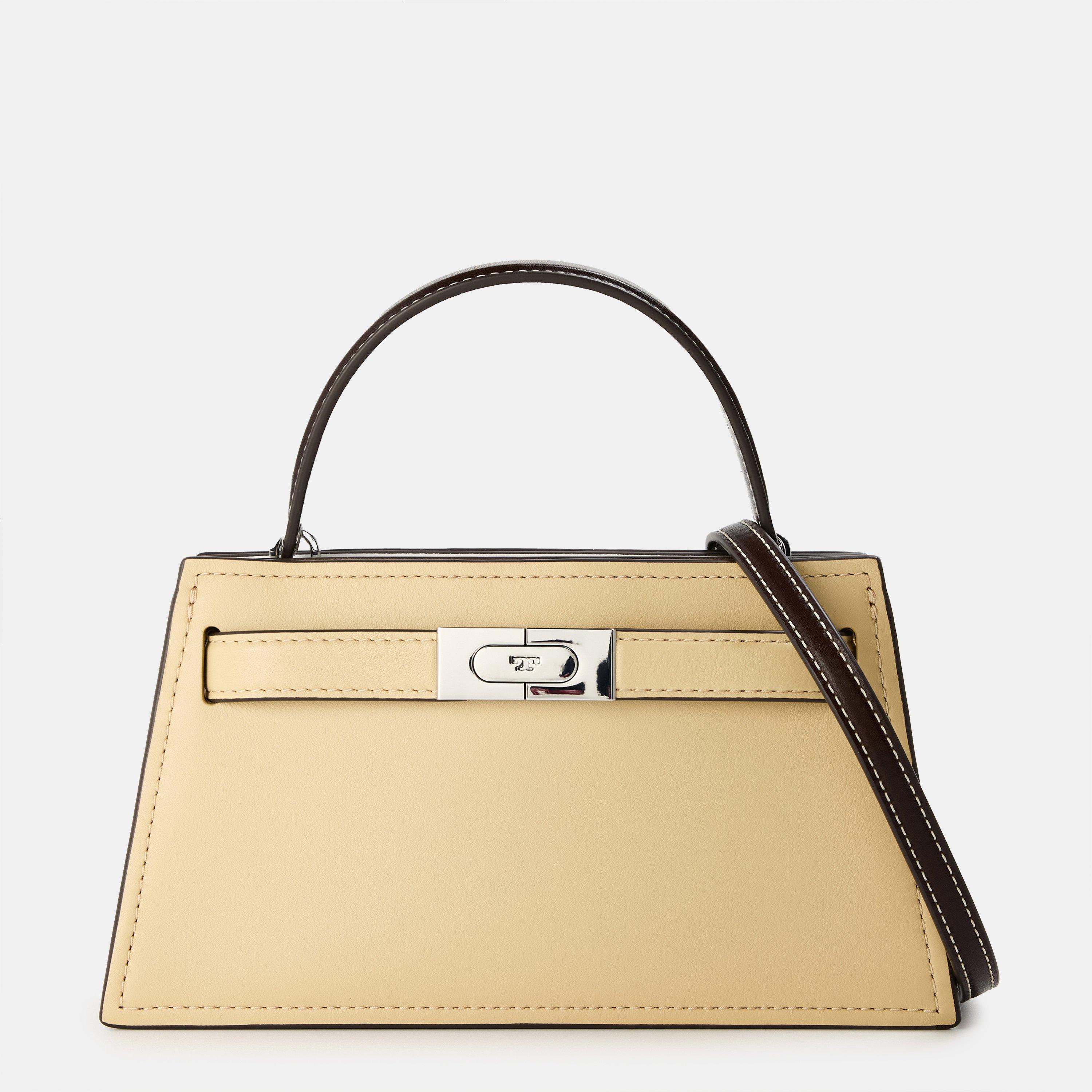 Light Camel - Tory Burch - Women's Petite Top Handle Bag - 1